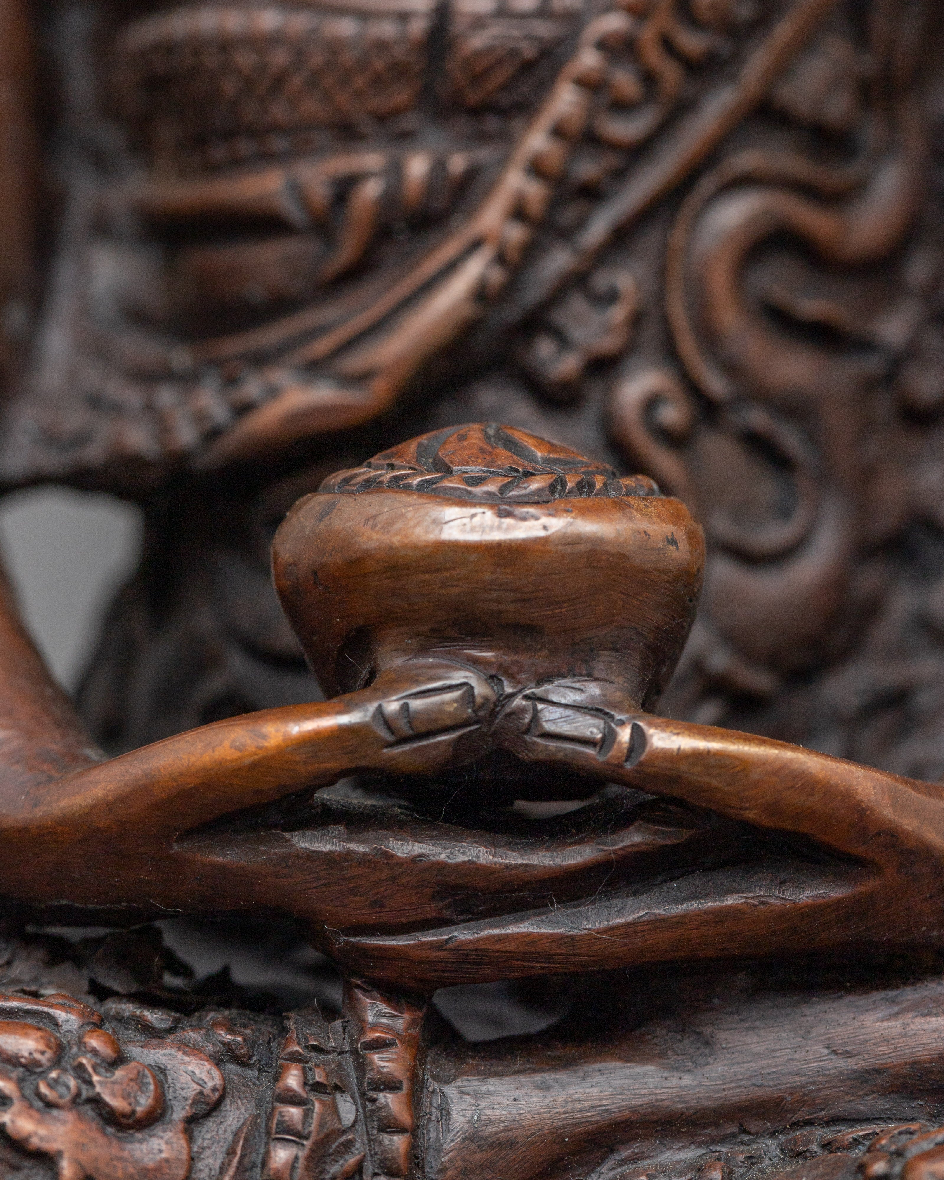 Amitabha Buddha Statue | Elevate Your Spirit with our Oxidized Copper Art