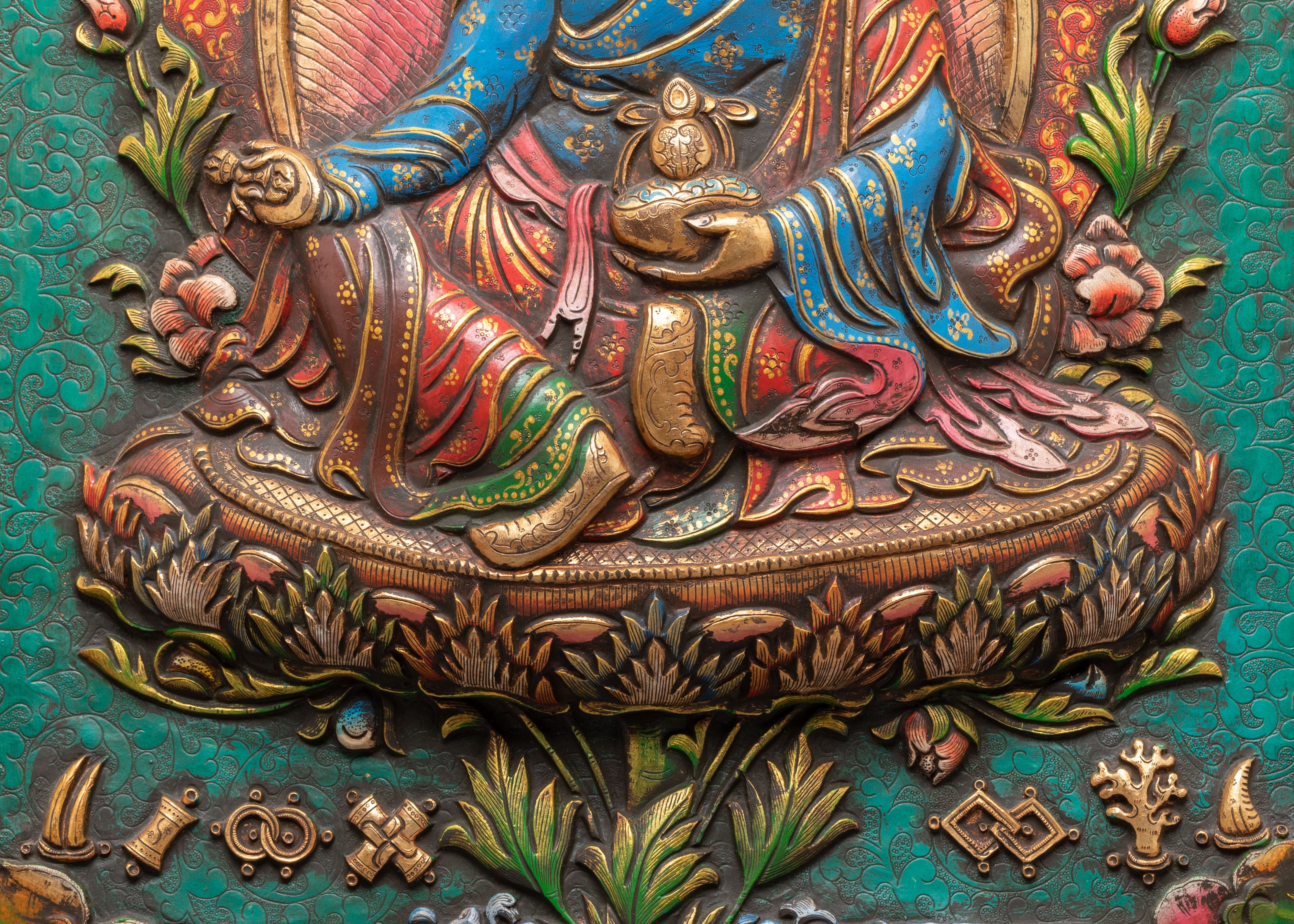 Guru Rinpoche Wall Hanging for Decor | Padmasambhava Wall Art