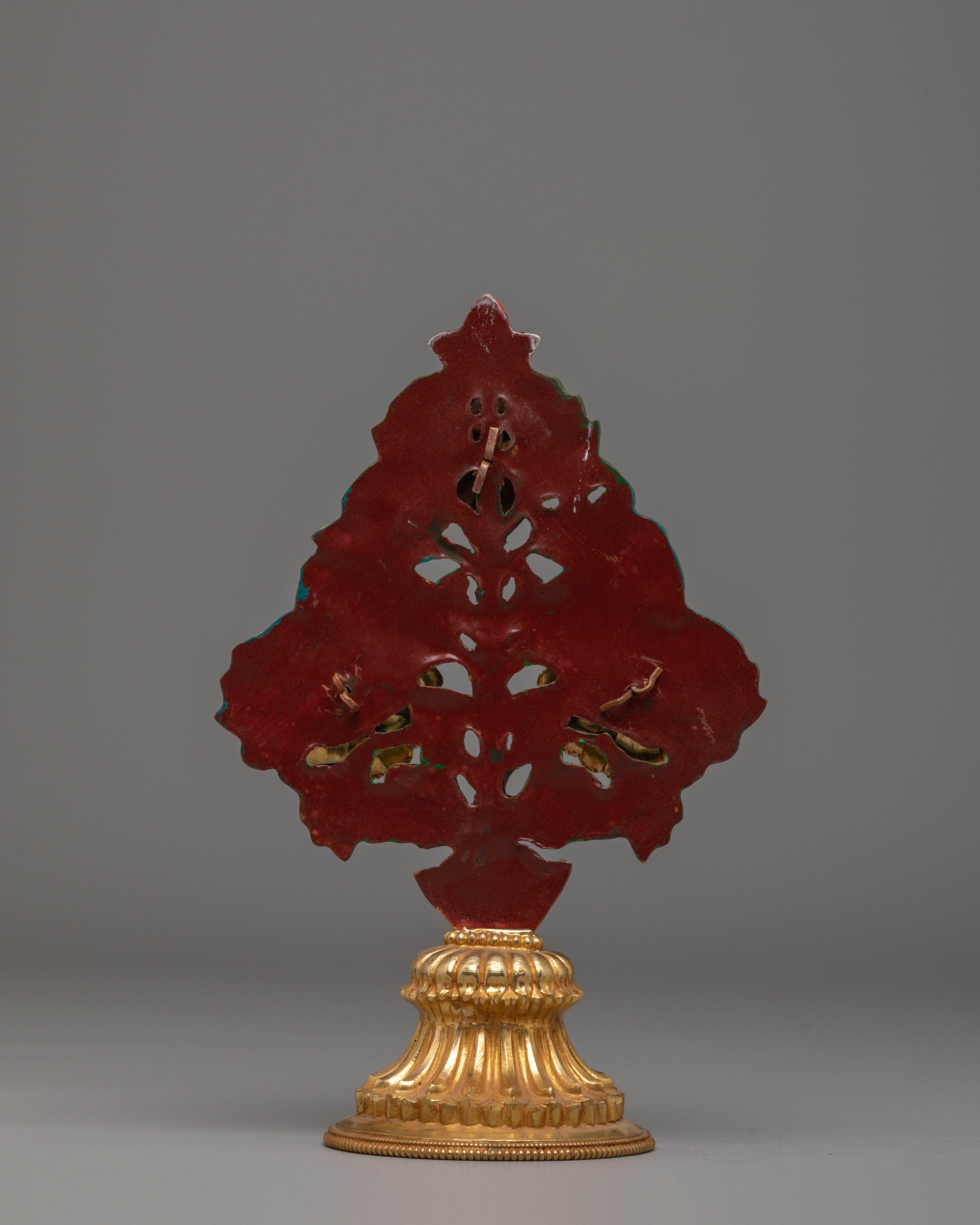 Spiritual Tibetan Torma Set | Sacred Buddhist Offering with Floral Ornament