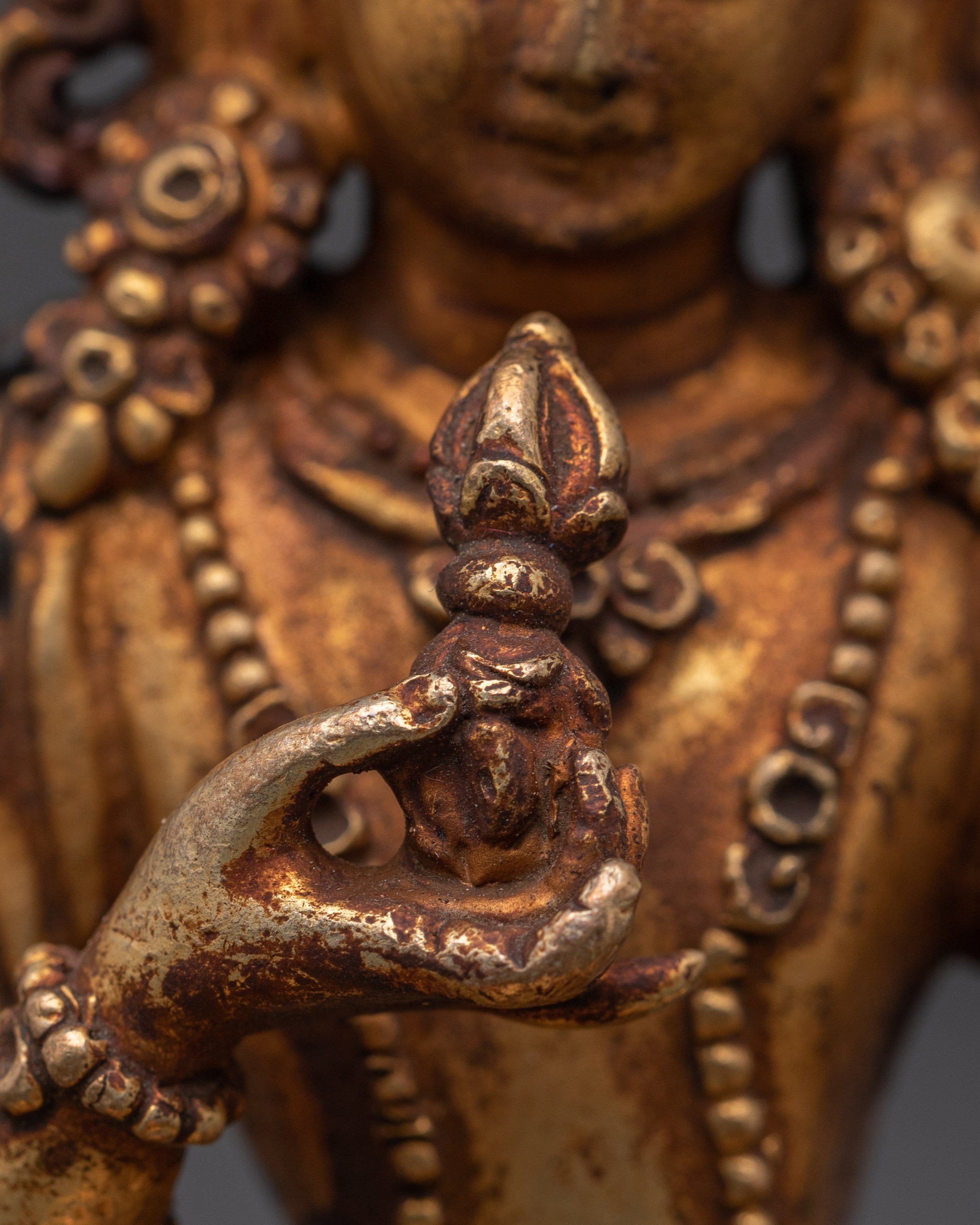Seated Vajrasattva Statue | Tibetan Buddhist Meditation Sculpture