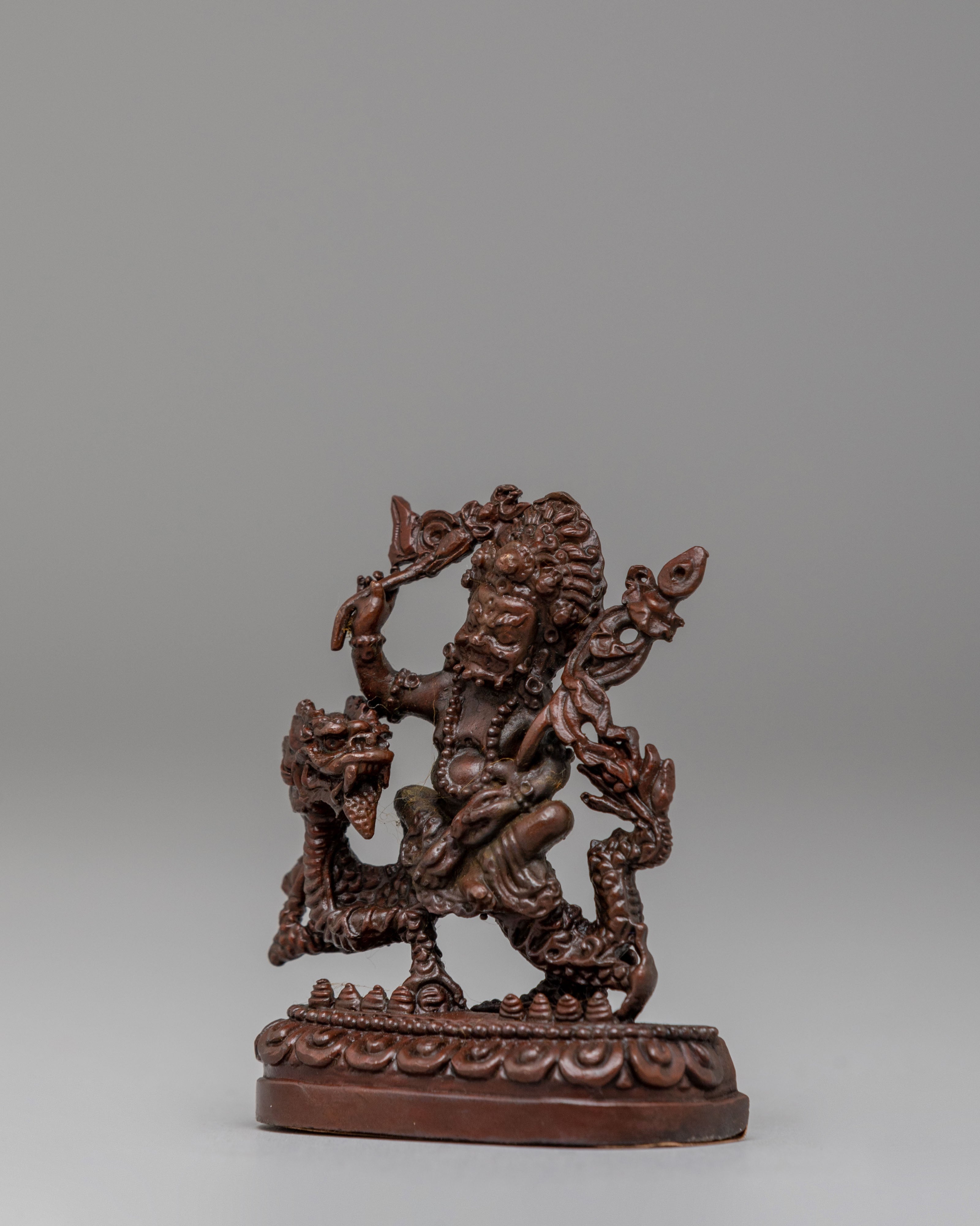 Sacred White Dzambhala Statue | Tibetan Buddhist Wealth Protector