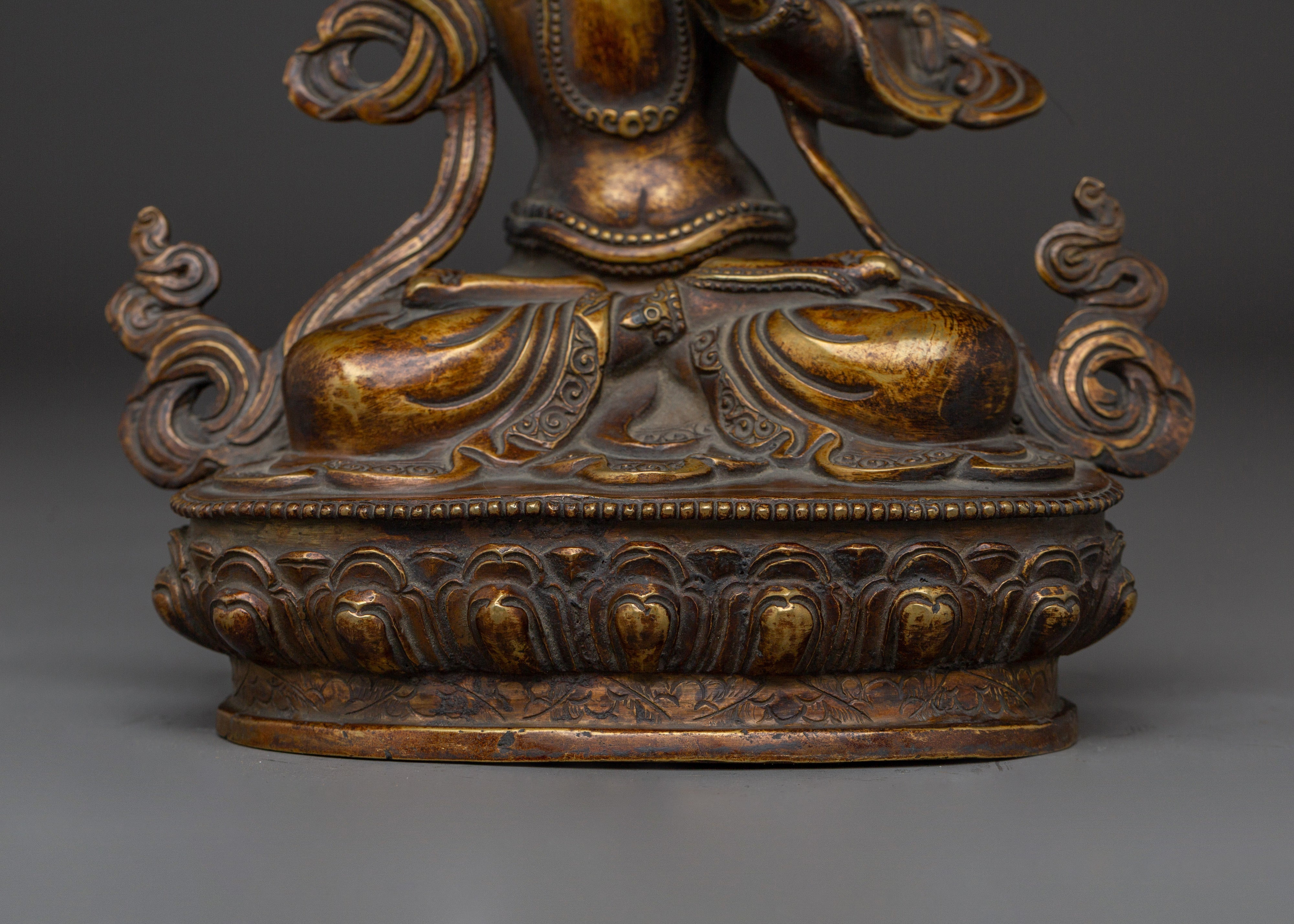 Ultimate Wisdom Bodhisattva Manjushri Statue | Spiritual Decor for Meditation
