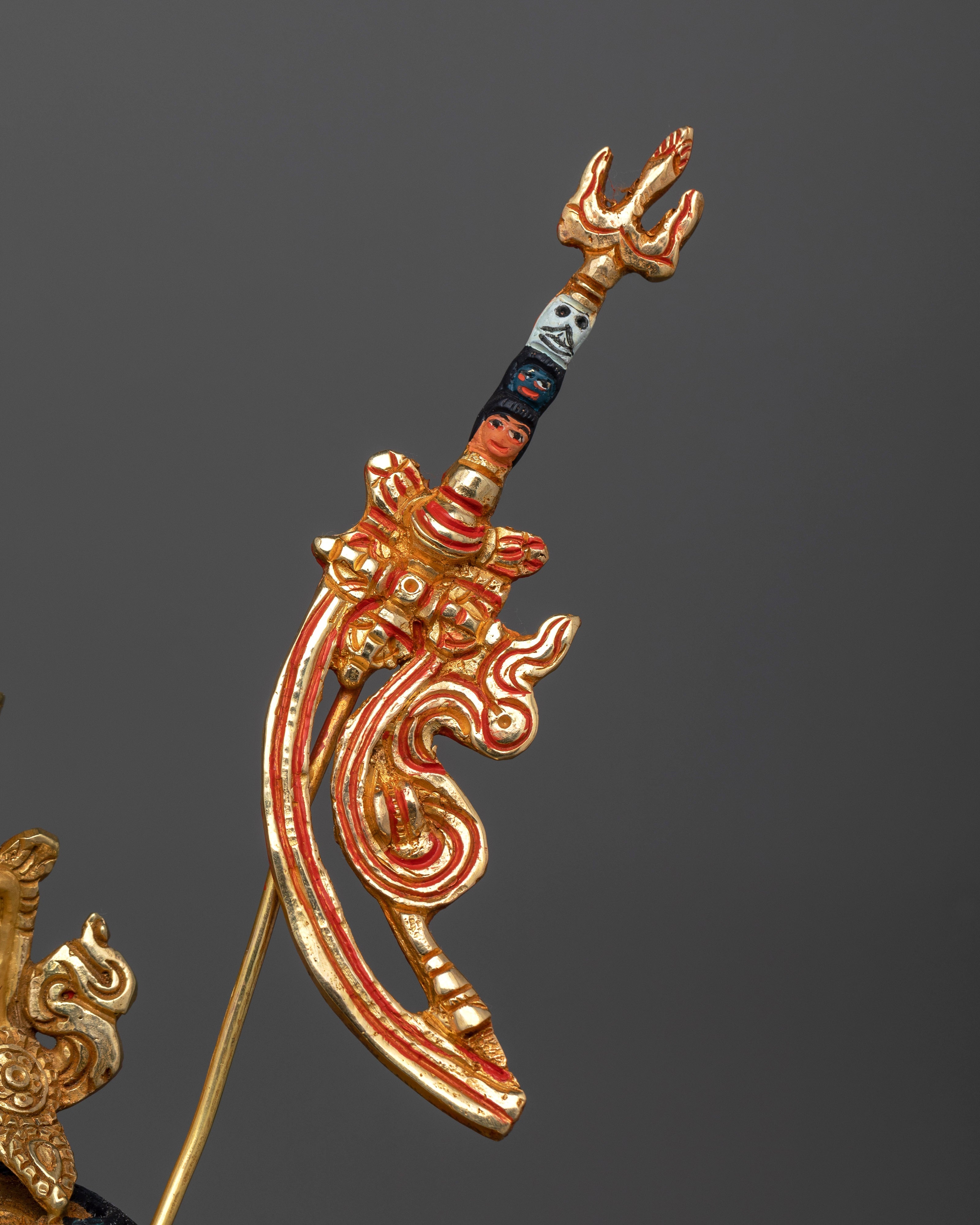 Padmasambhava Traditional Tibetan Tantric Master Statue | Buddhist Spiritual Art