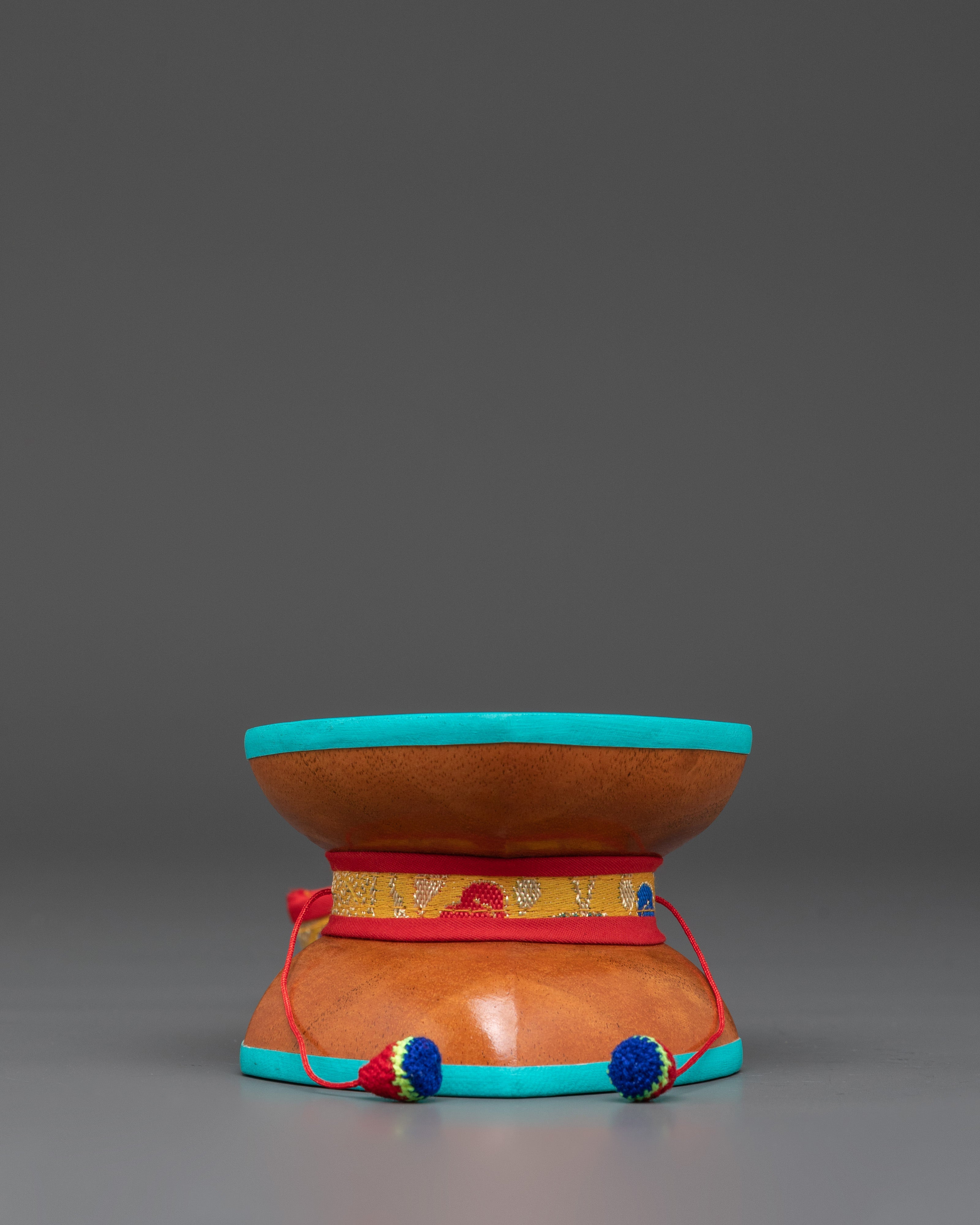 Handcrafted Spiritual Damaru | Tibetan Chöd Ritual Instrument