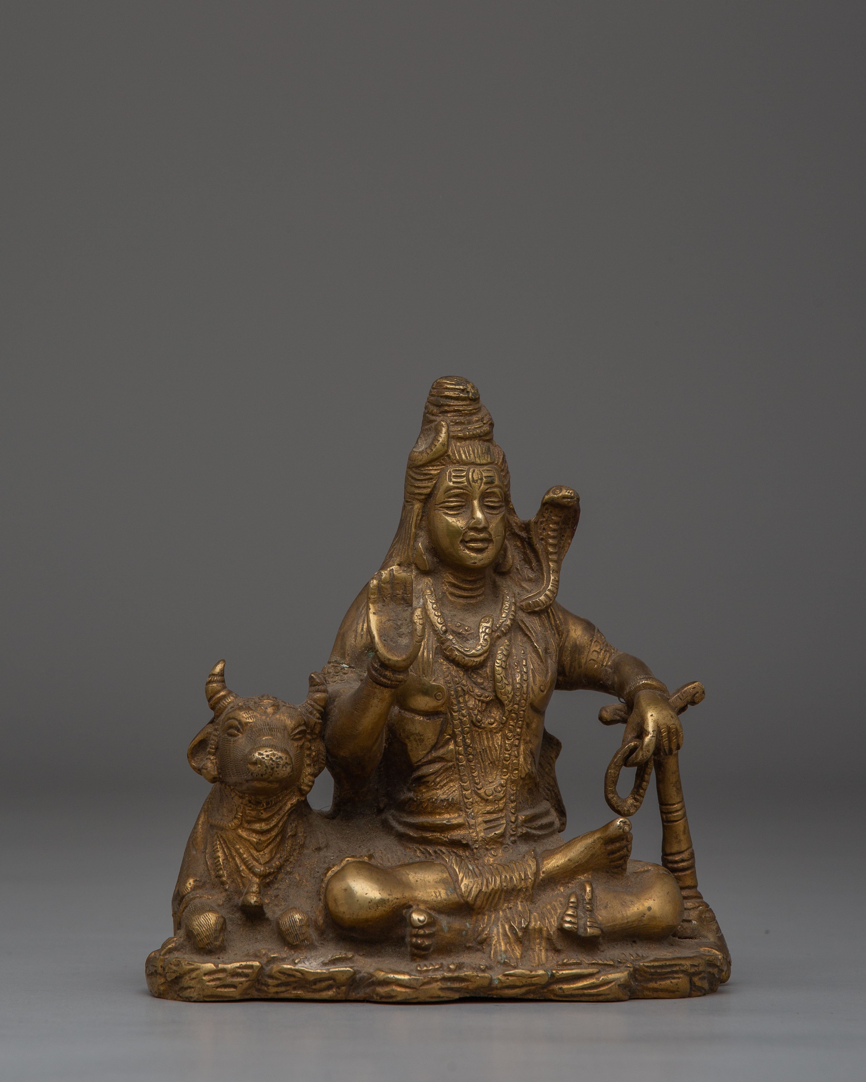 Handmade Brass Shiva Statue | Hindu Deity