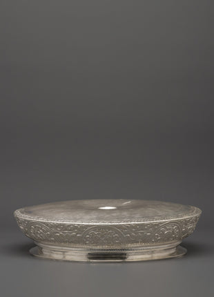 Traditional Silver Khadkula | Decorative Grain Bowl for Home, Altar & Ceremonial Use