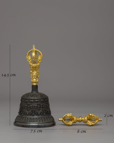 Bell and Vajra for Altar | Sacred Tibetan Ritual Tools