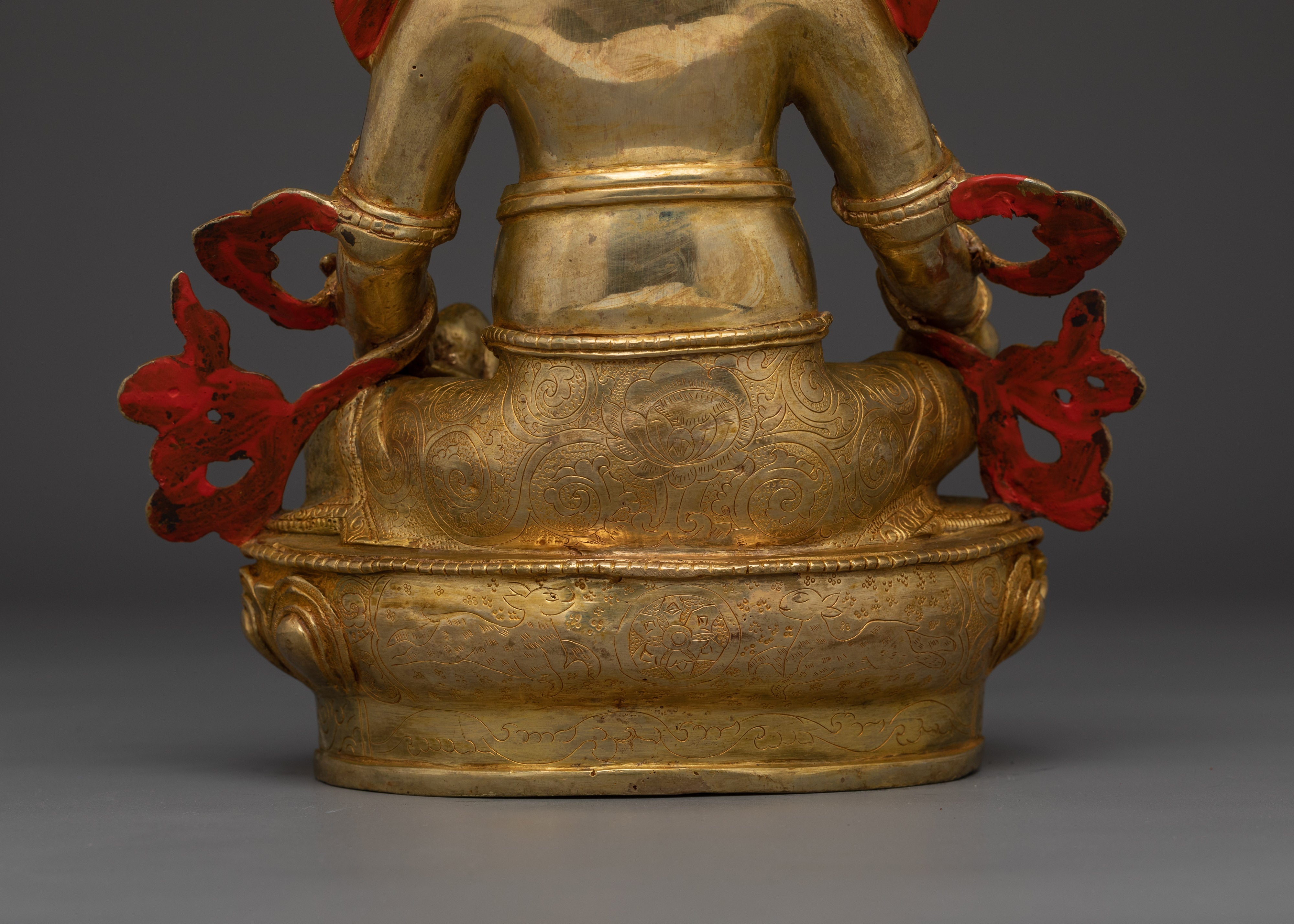 Dzambhala Copper Body Statue | Wealth and Prosperity Buddha