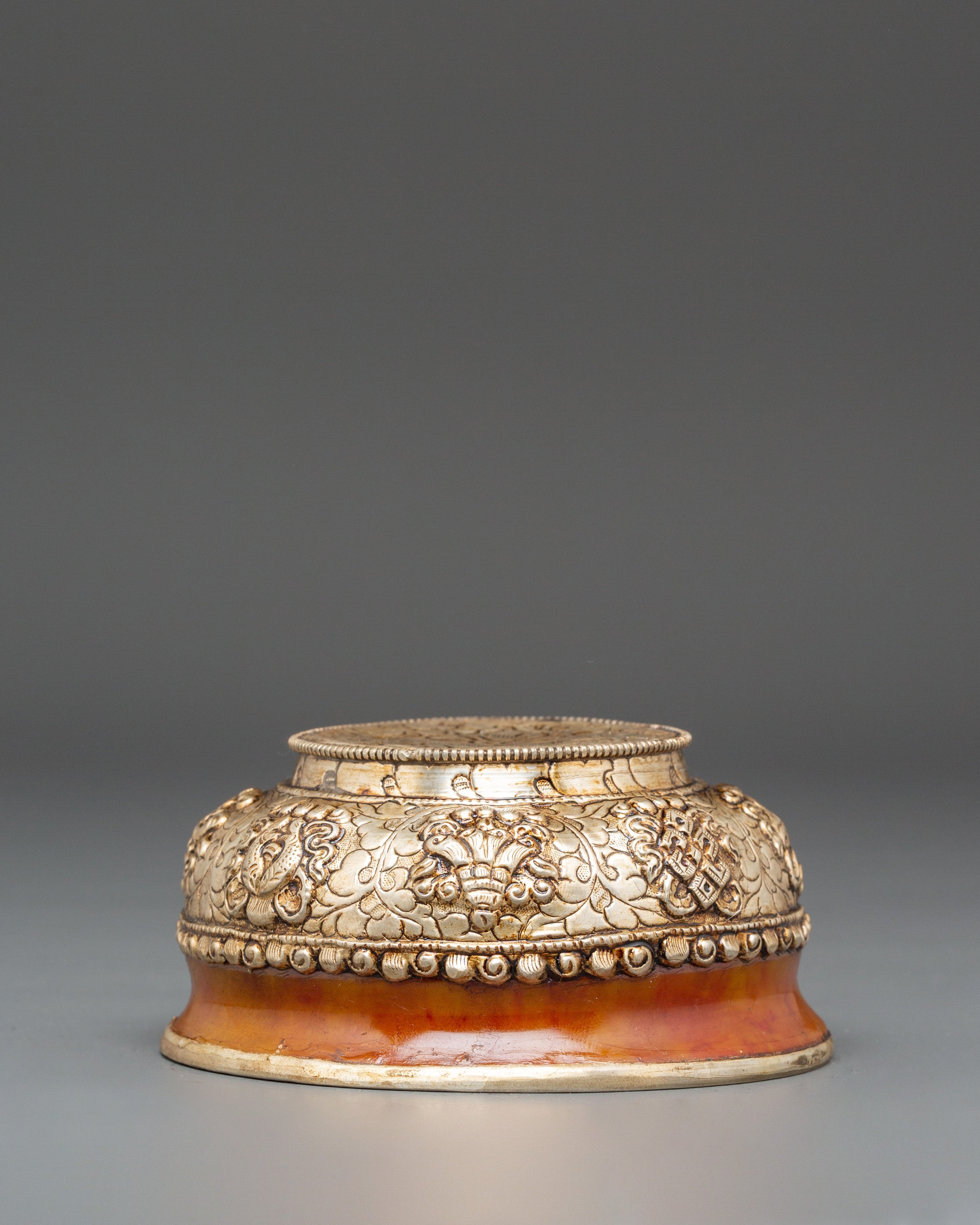 Tibetan Buddhist Offering Bowl | Meditation and Altar Decor