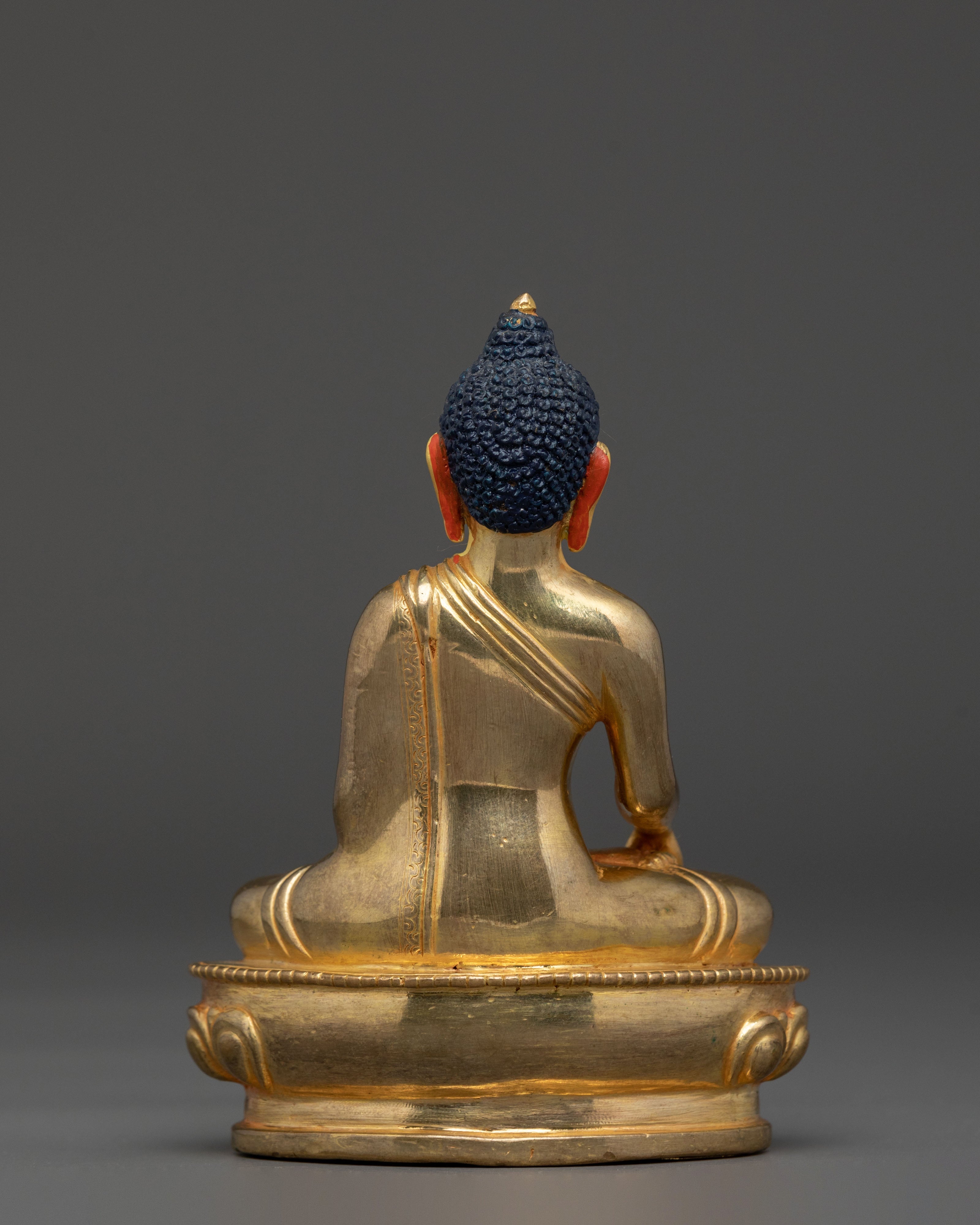 Hand-Carved Shakyamuni Buddha Figurine | Symbol of Enlightenment