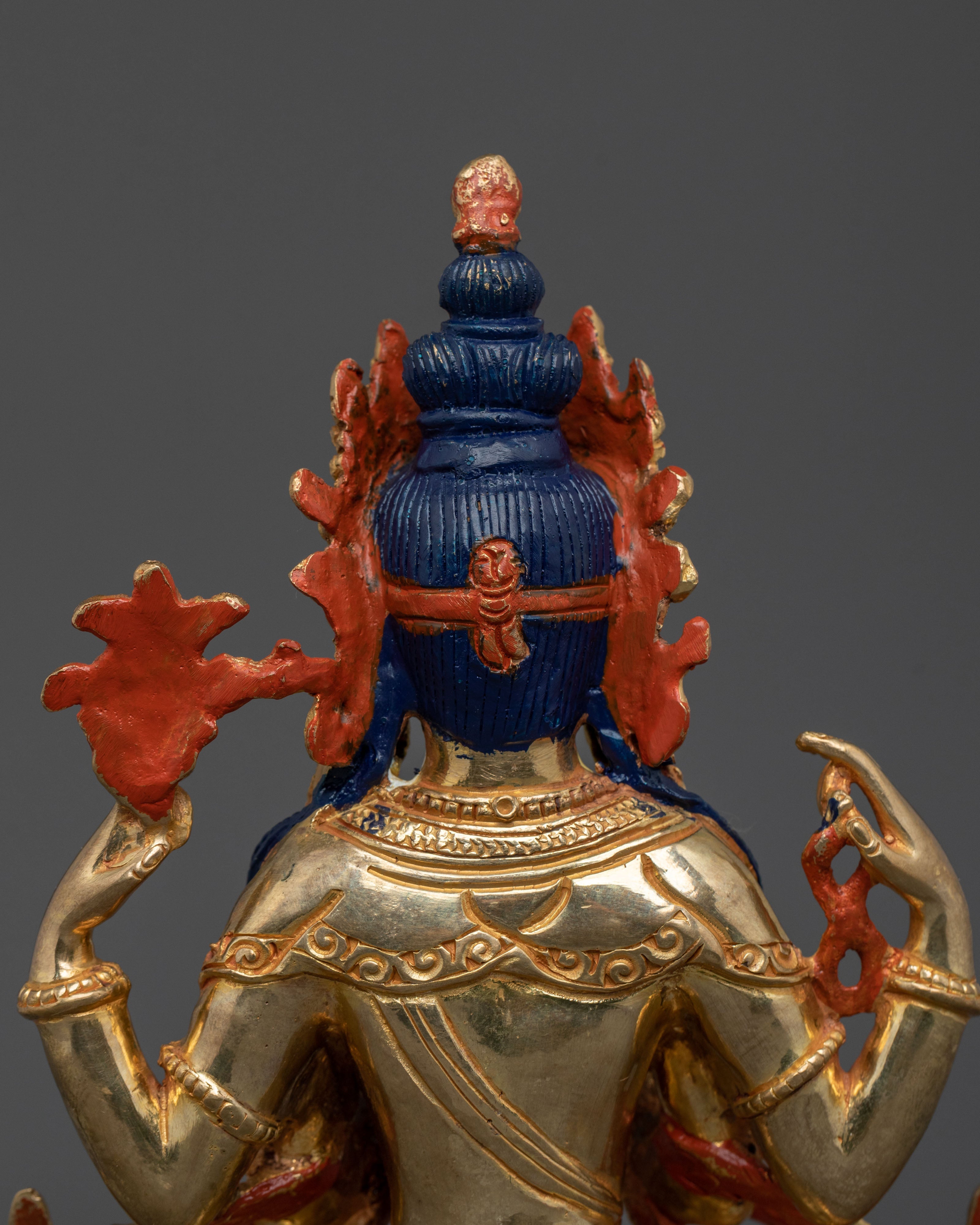 Chenrezig Statue for Divine Compassion | Tibetan Spiritual Art