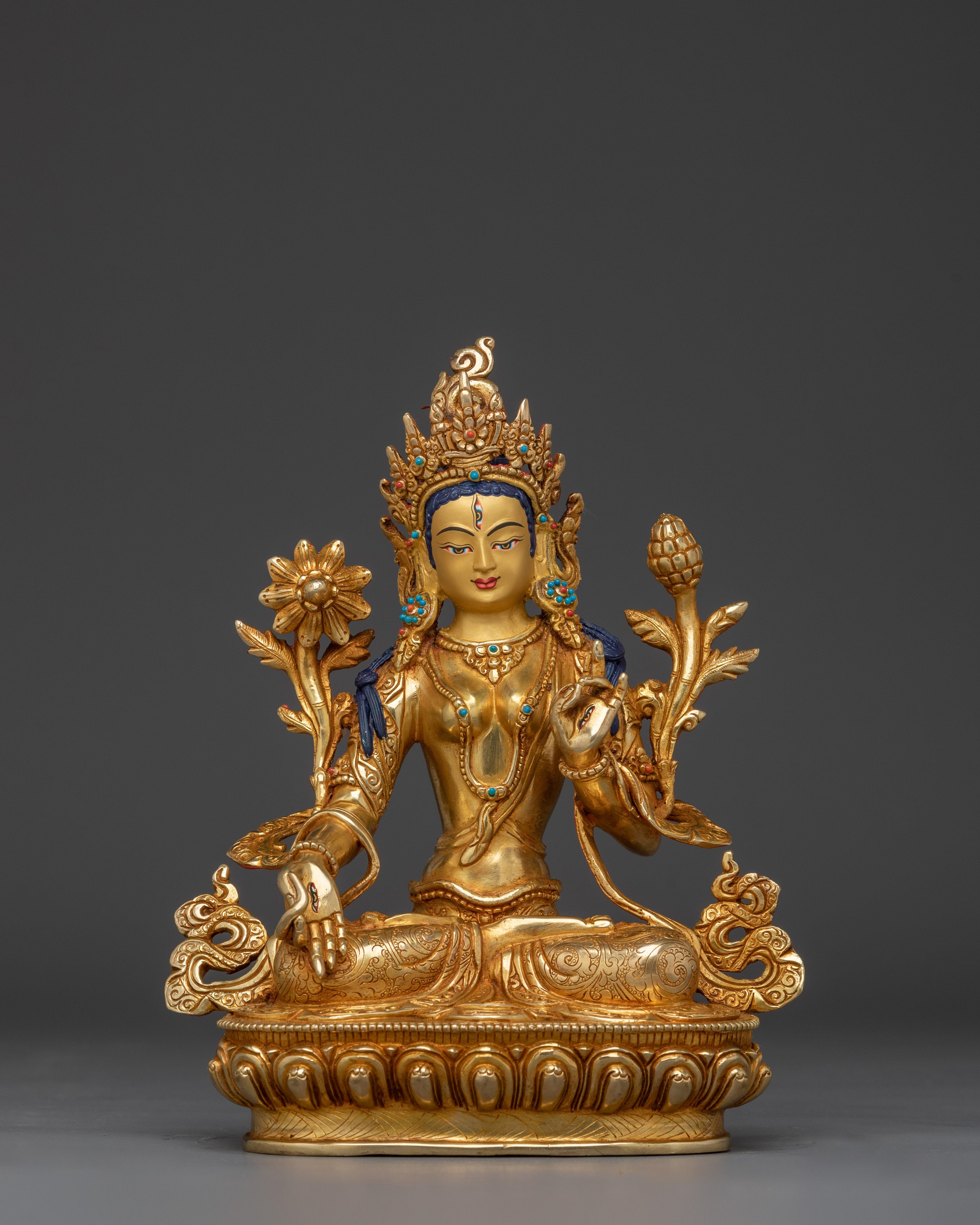 Sita Tara Tibetan Deity Sculpture