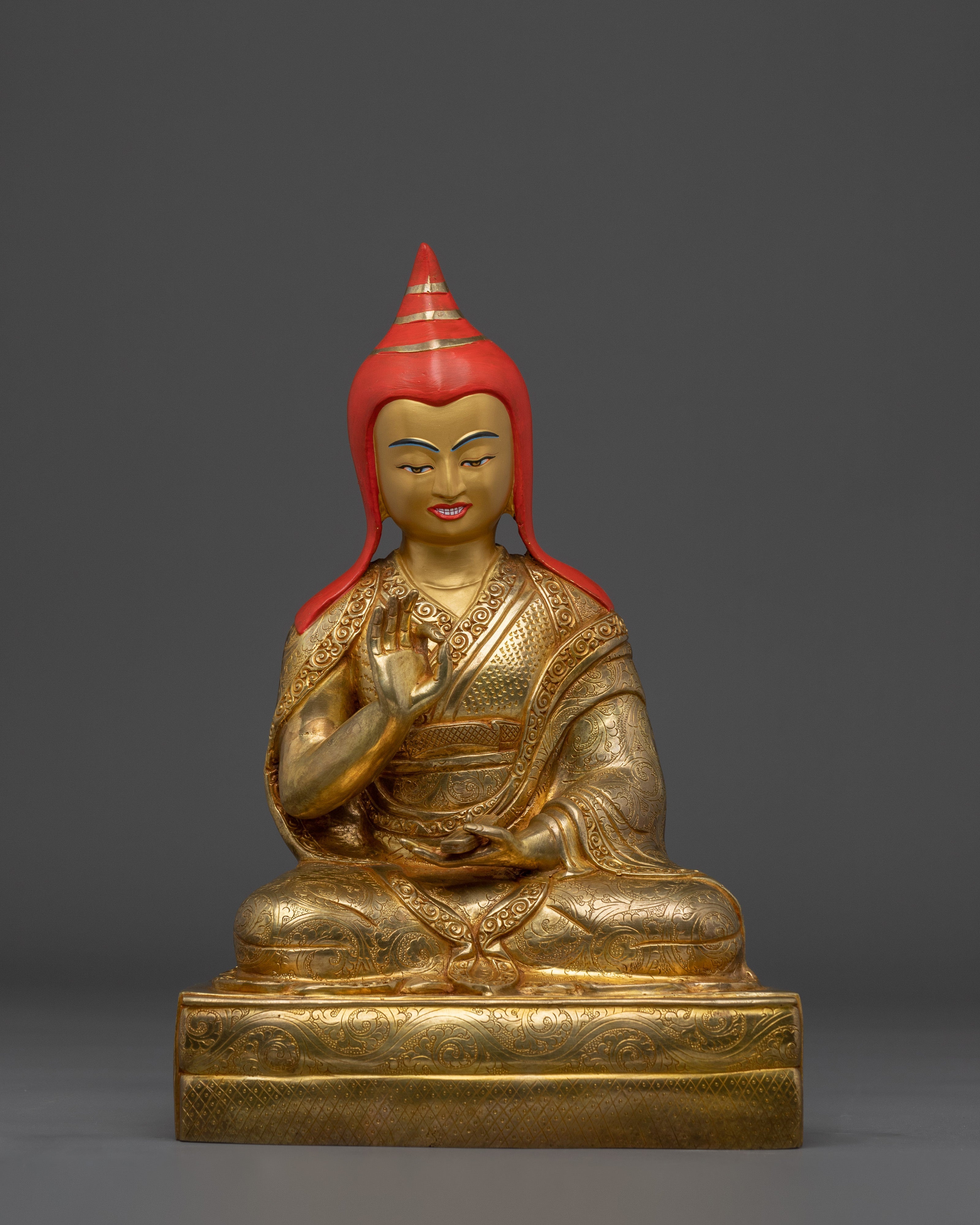 Guru Rinpoche Set Statue | Buddhist Handcrafted Decor