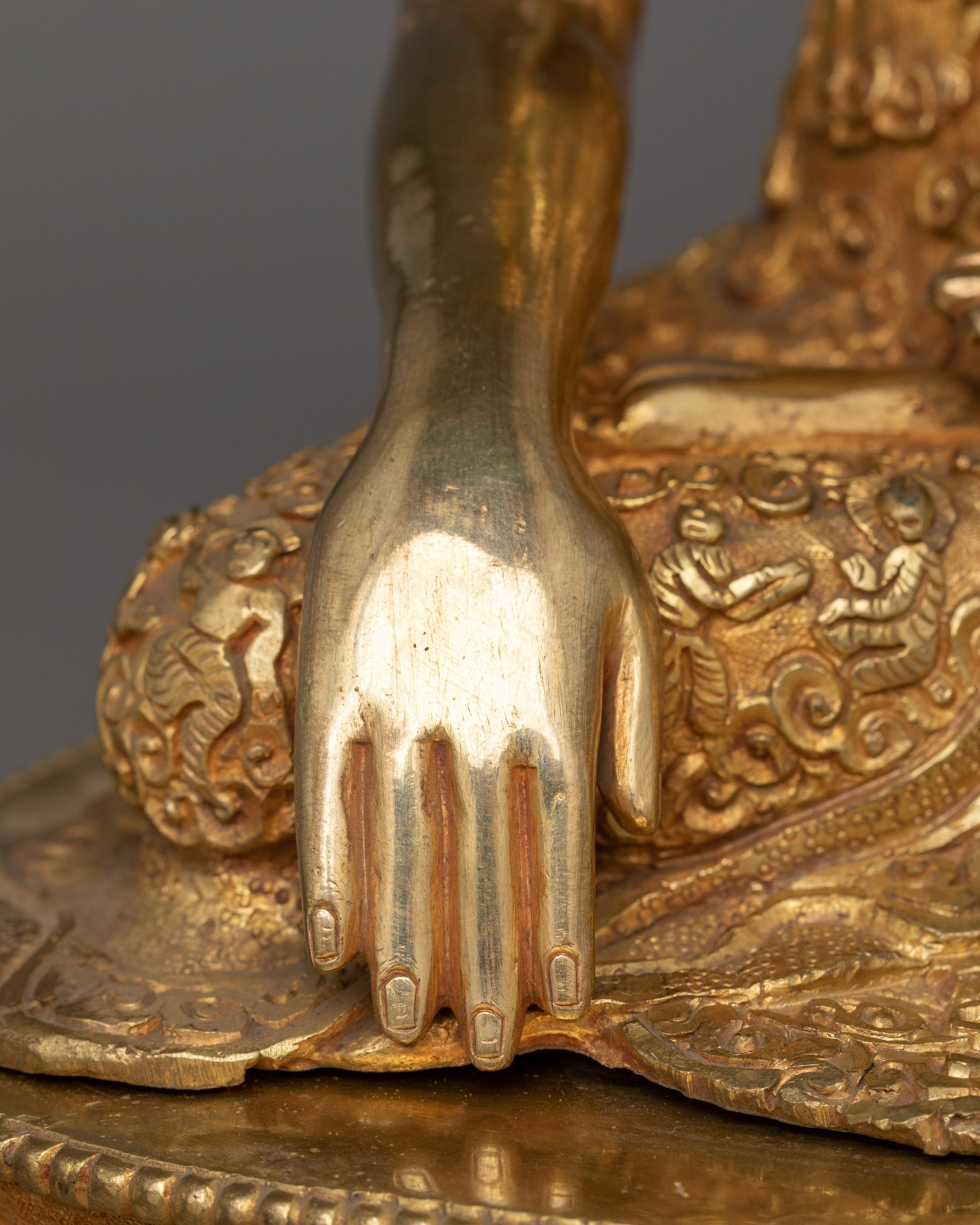 Golden Shakyamuni Buddha Statue | Also known as the First Buddha