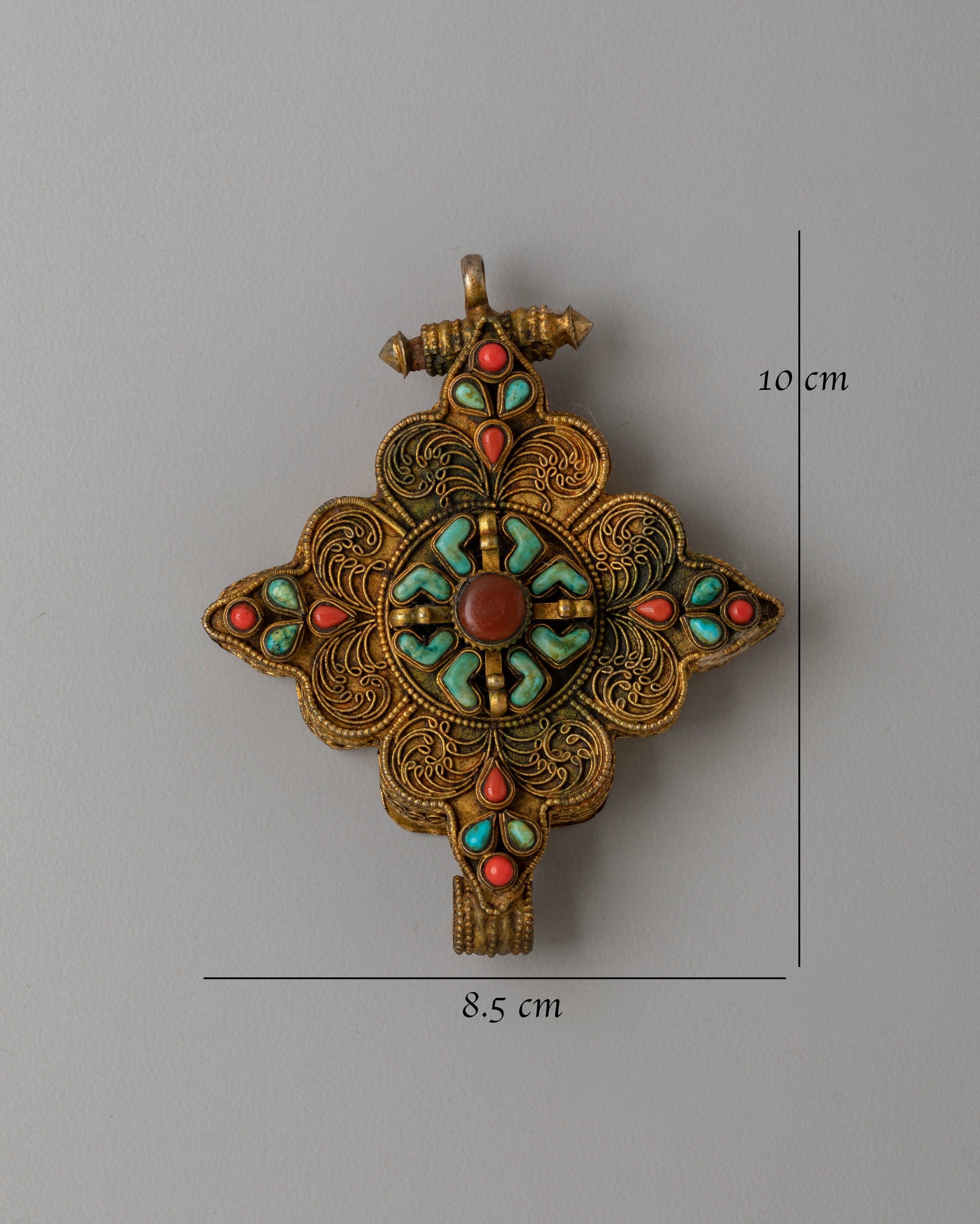 Sacred Ghau Box Locket for Accessory | Symbol of Spiritual Protection