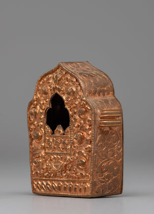 Buddhist Tibetan Ghau Box | Sacred Prayer Amulet