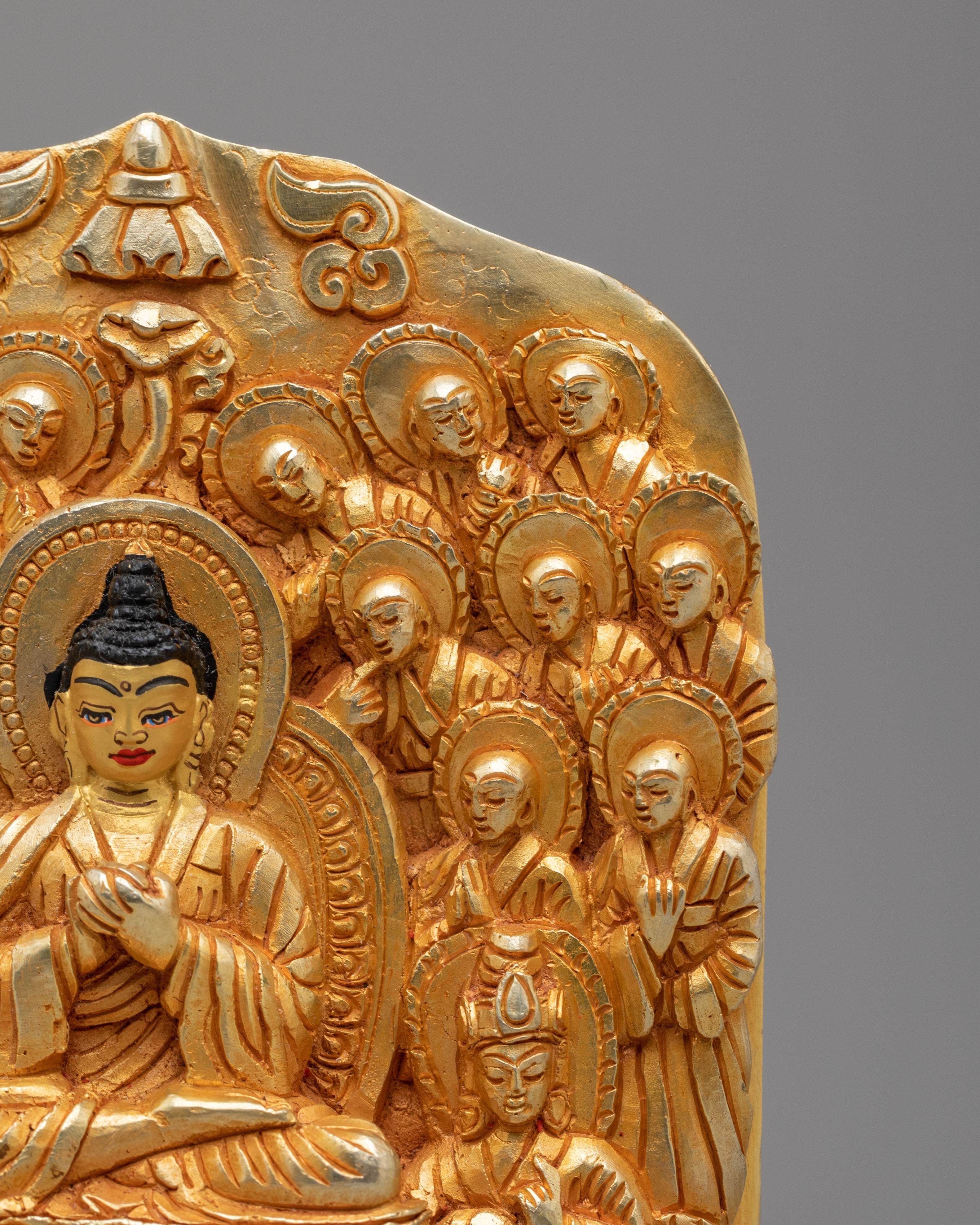 Ceremonial Vairochana Buddha Statue | Symbol of Cosmic Wisdom
