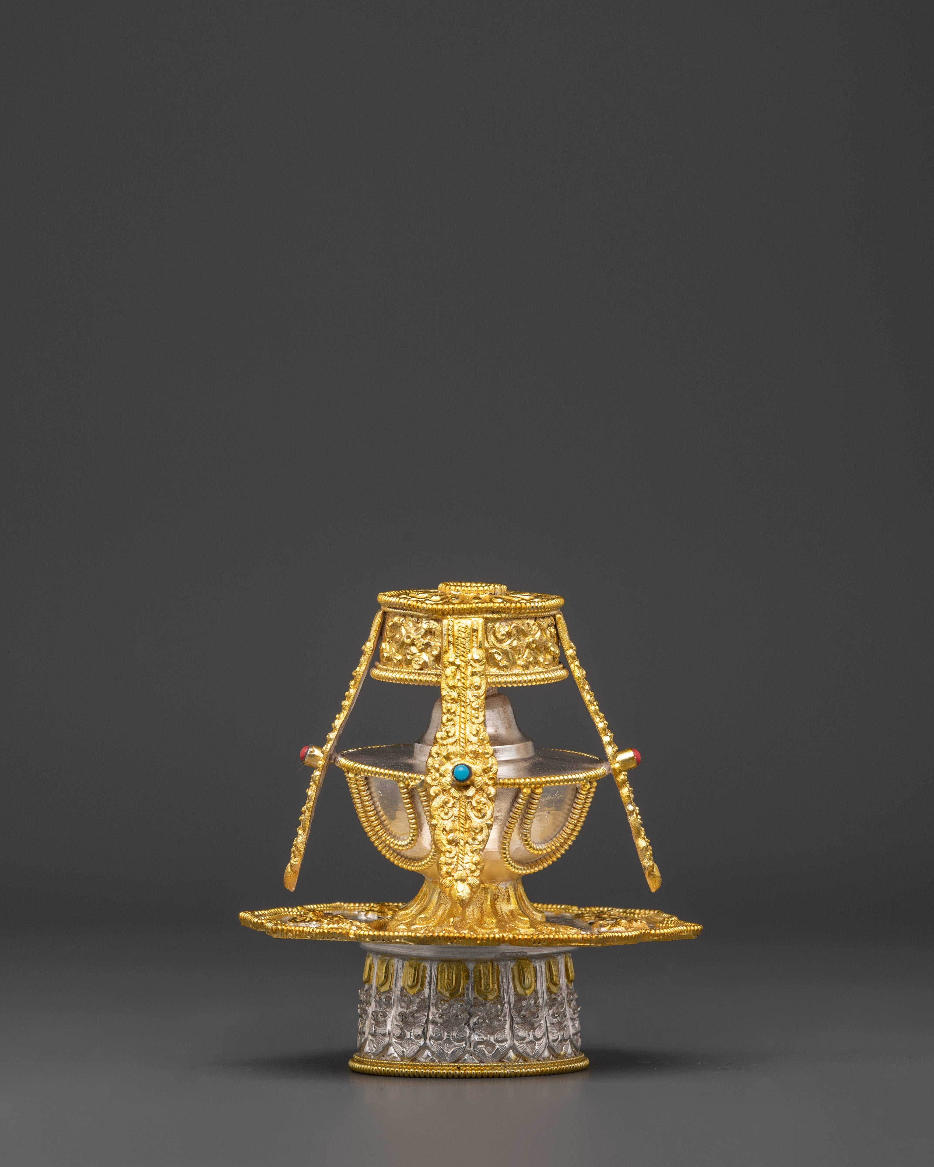 Sacred Tibetan Life Vase for Longevity and Blessings | Handcrafted Buddhist Treasure