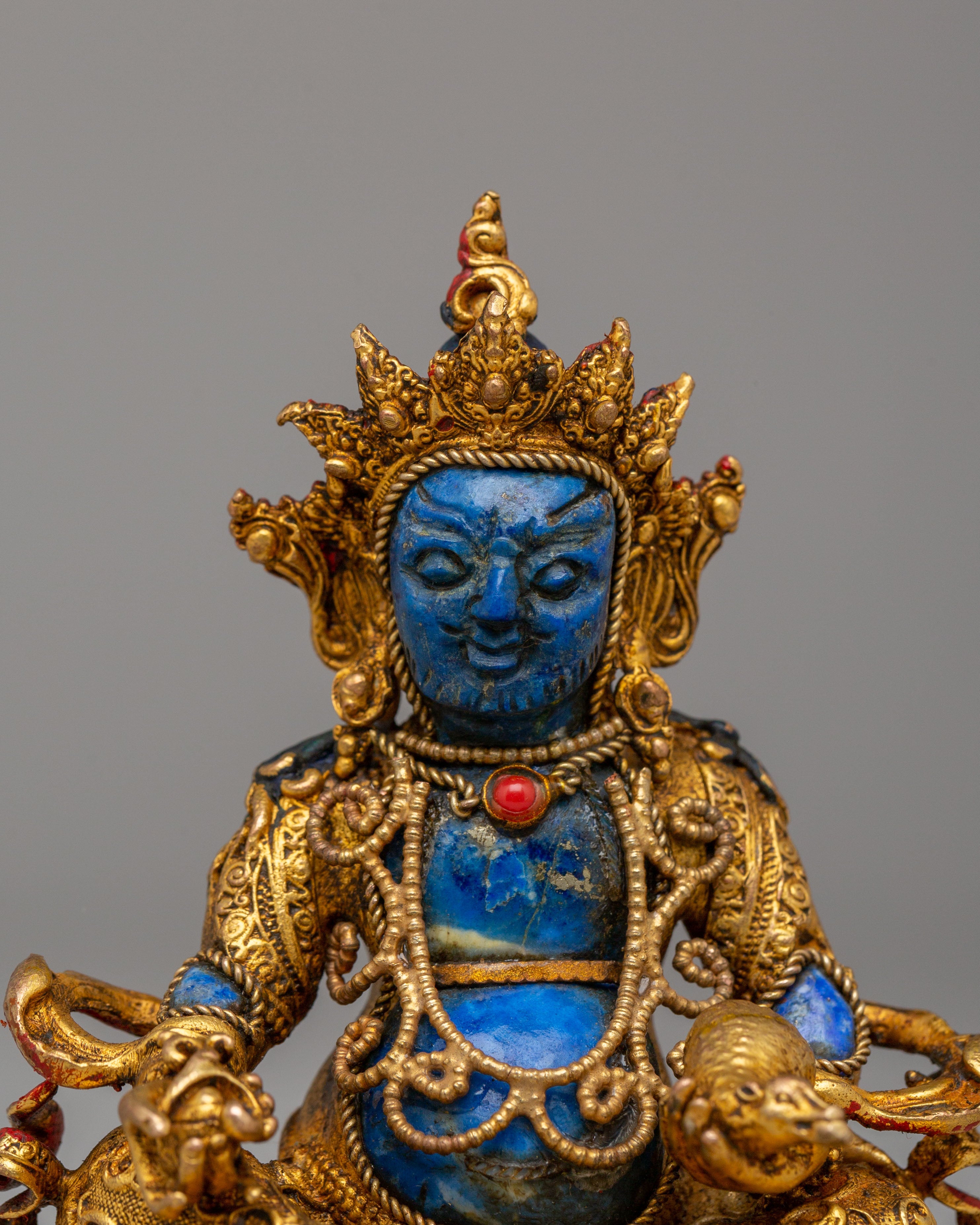 Dzambhala Wealth and Prosperity Deity Statue | Himalayan Artwork