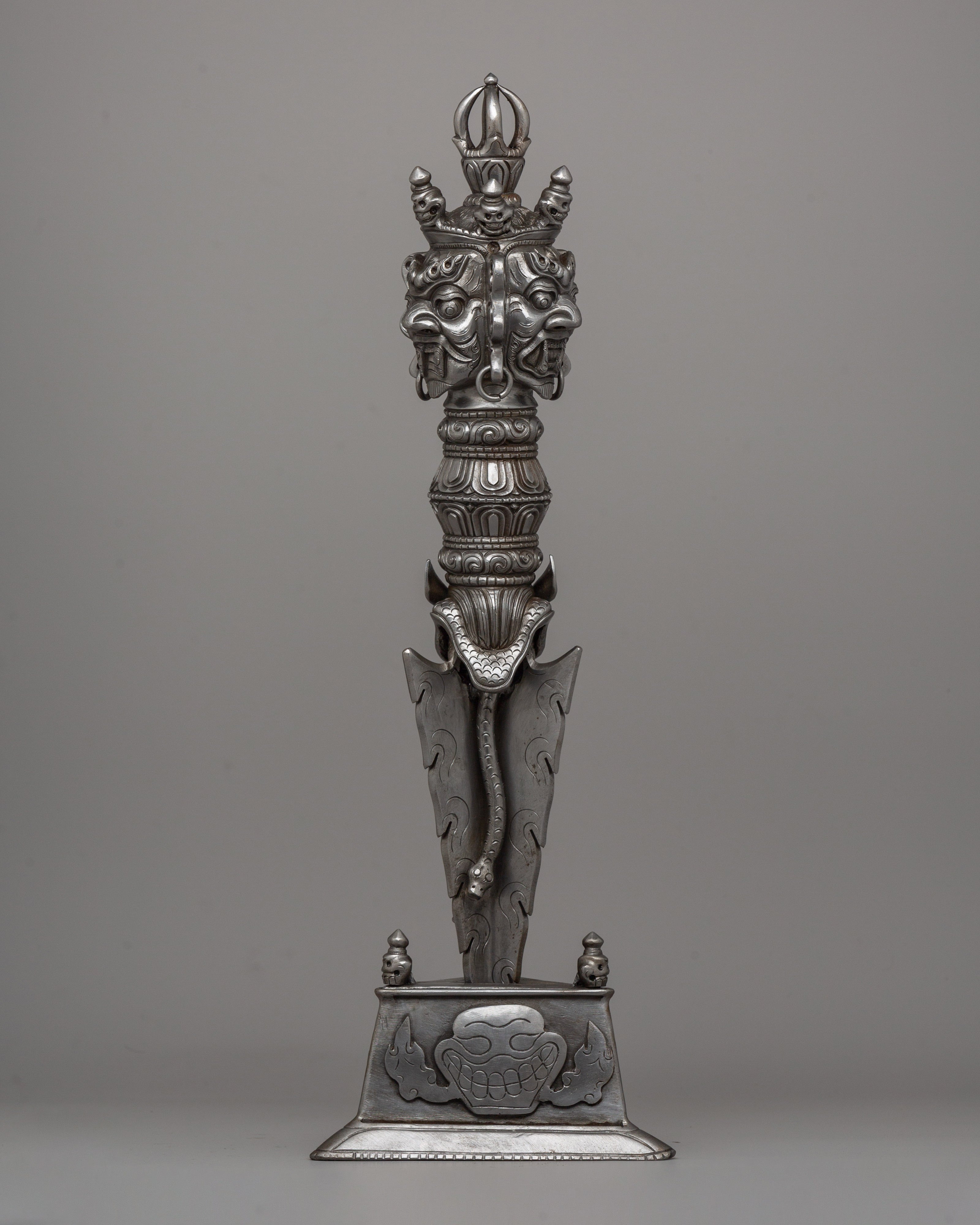 Wrathful Deity Phurba Dagger | Traditional Tool for Rituals and Blessings