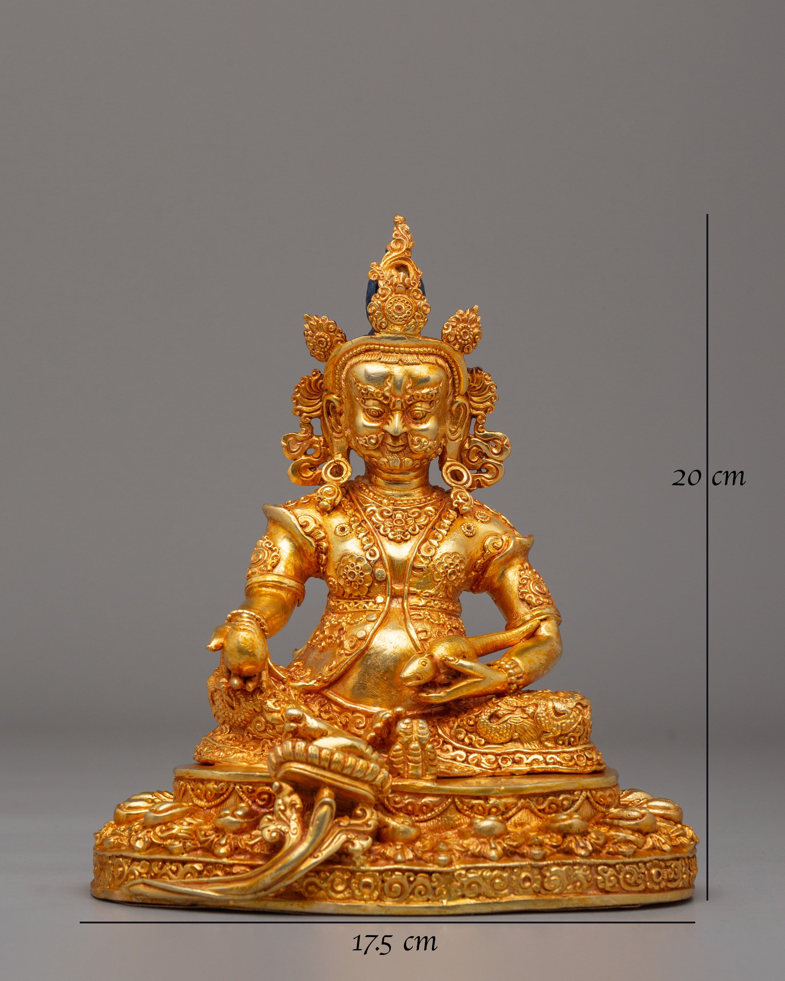 Vajrayana Dzambhala Prosperity Statue | Symbol of Wealth and Prosperity