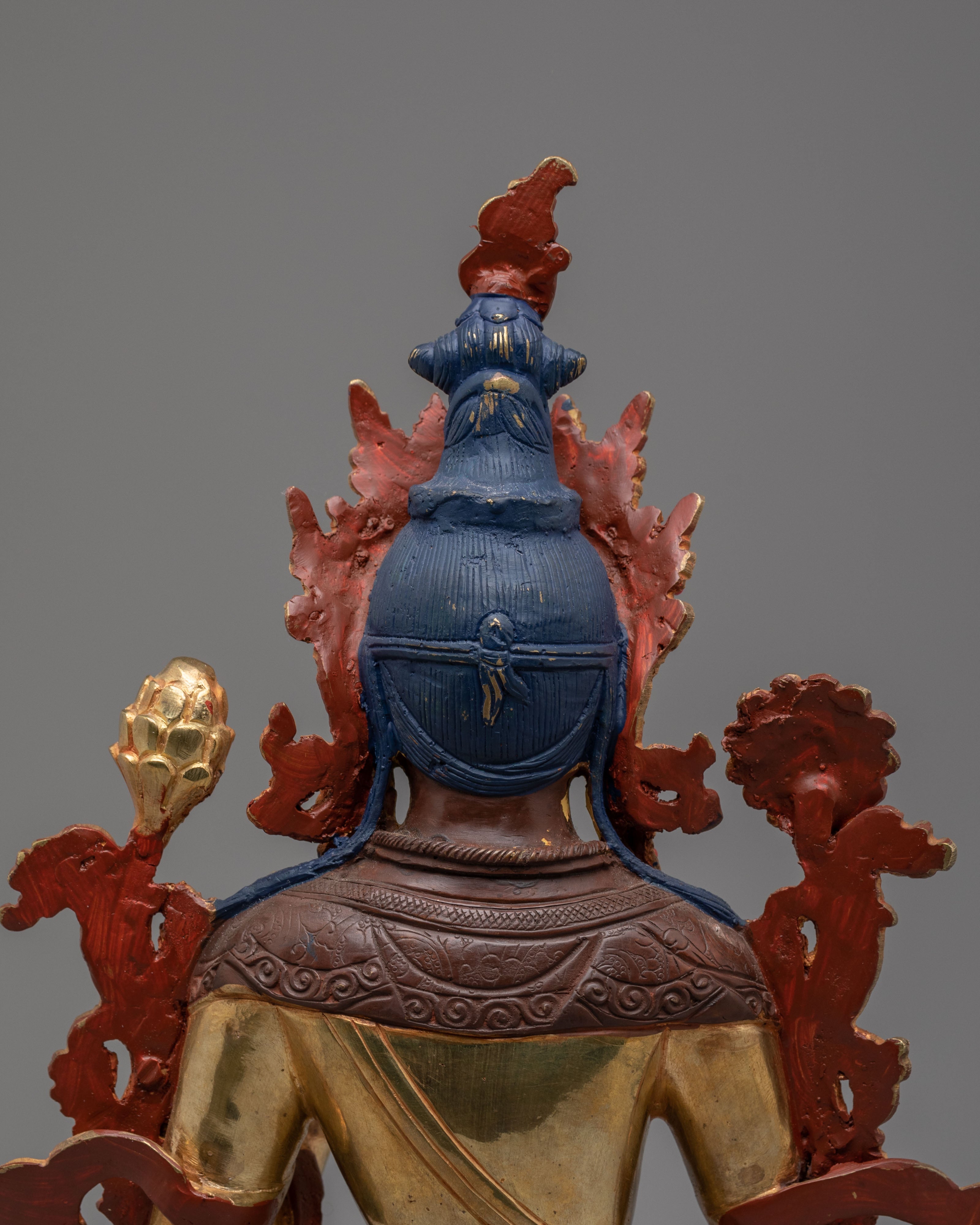 Spiritual Green Tara Figurine | Handmade Buddhist Statue