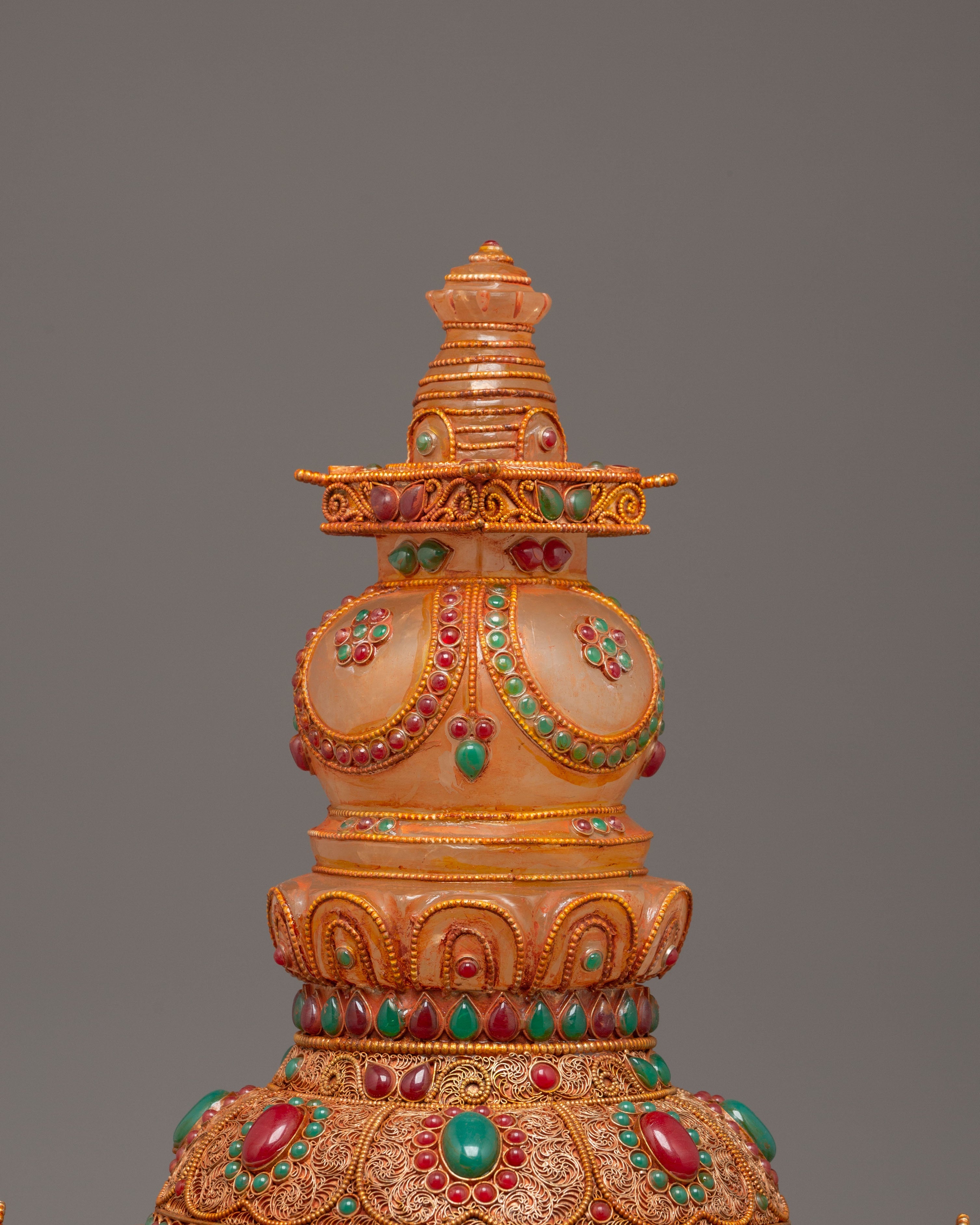 Handcrafted Stupa for Ritual Ceremonies | Symbol of Wisdom