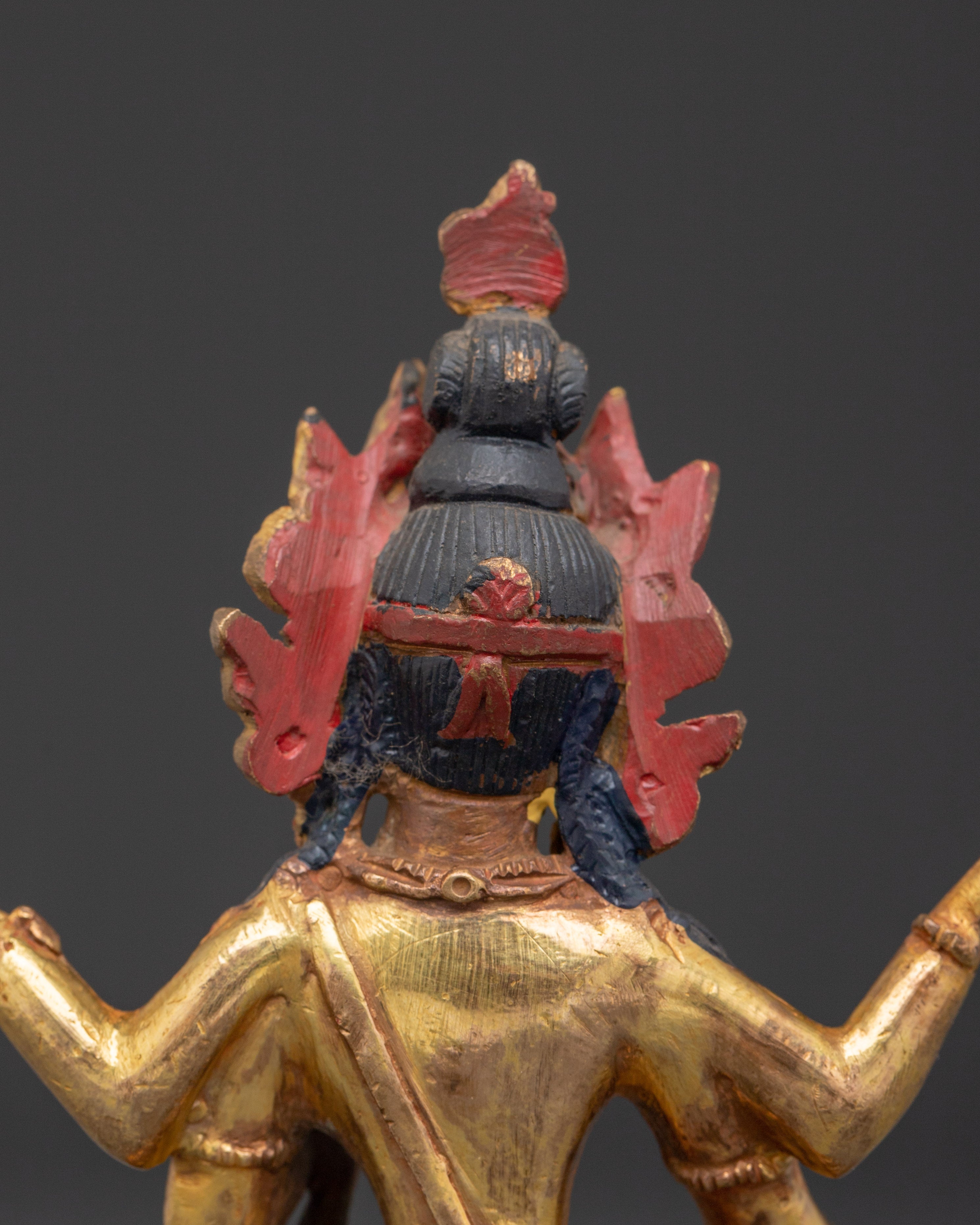 Hindu Wealth Deity Laxmi Figurine | Goddess of Prosperity and Fortune