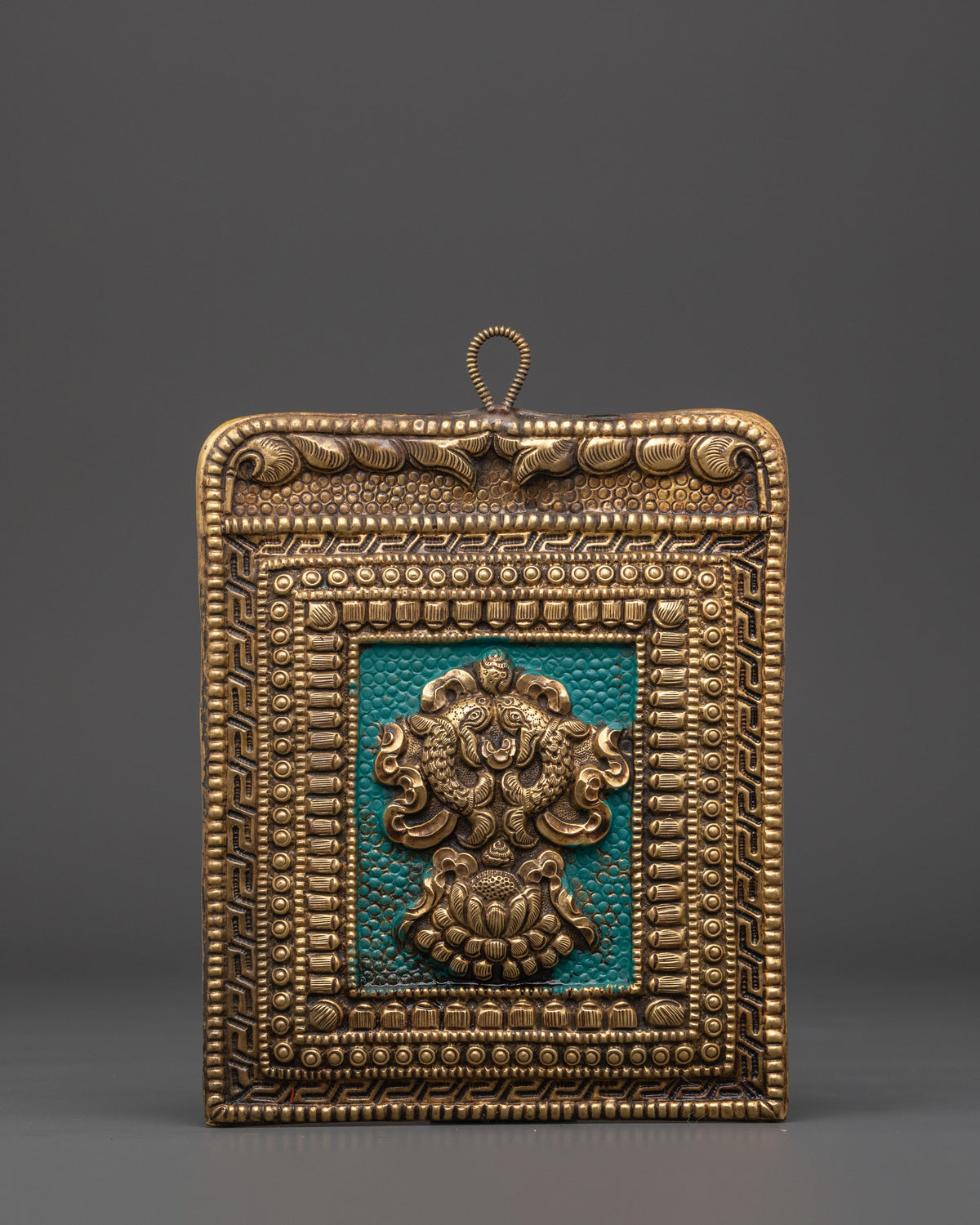Tibetan Eight Auspicious Symbols Set | Brass Buddhist Wall Decor