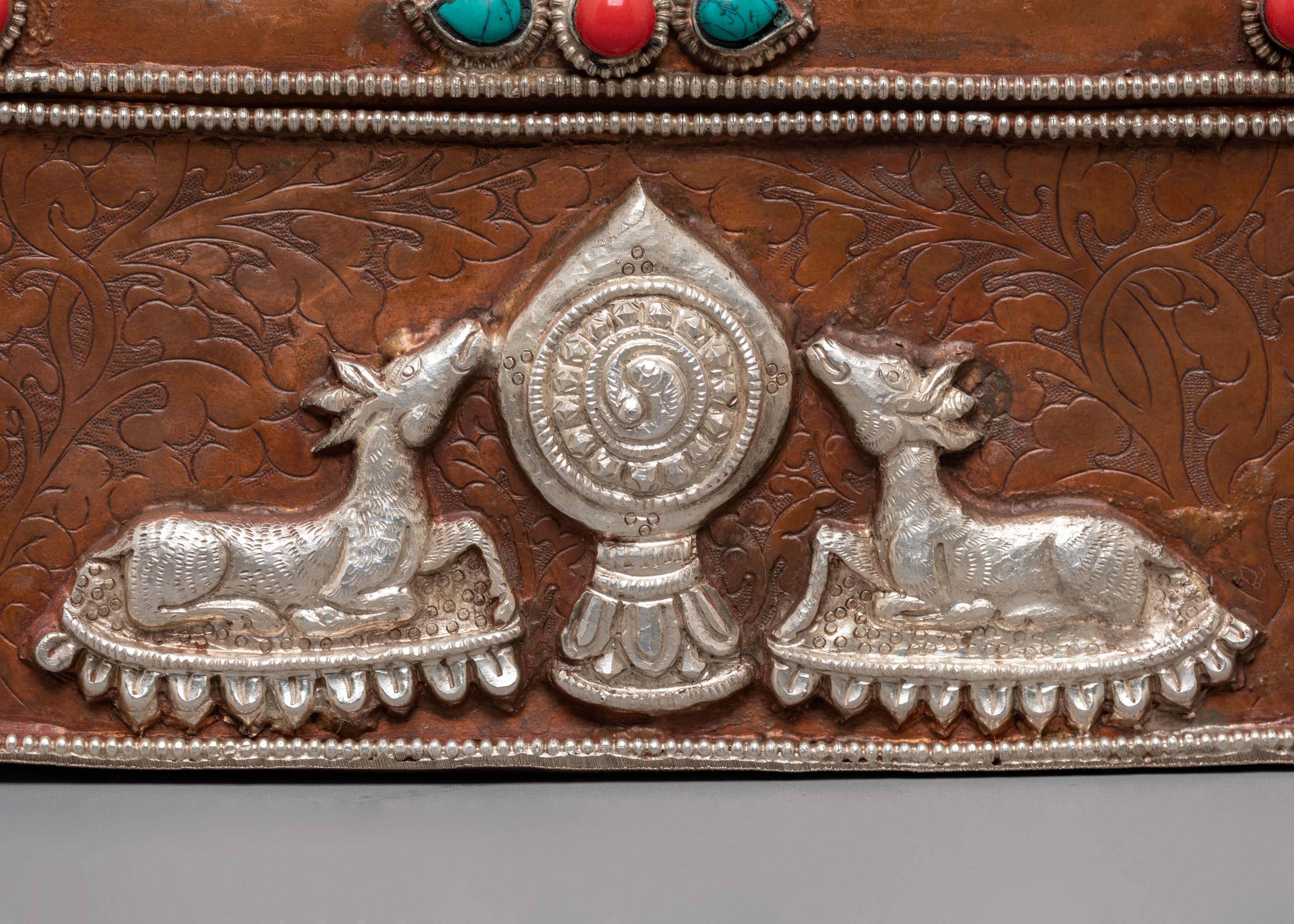 Tibetan Dharma Wheel Box | Wheel of Dharma