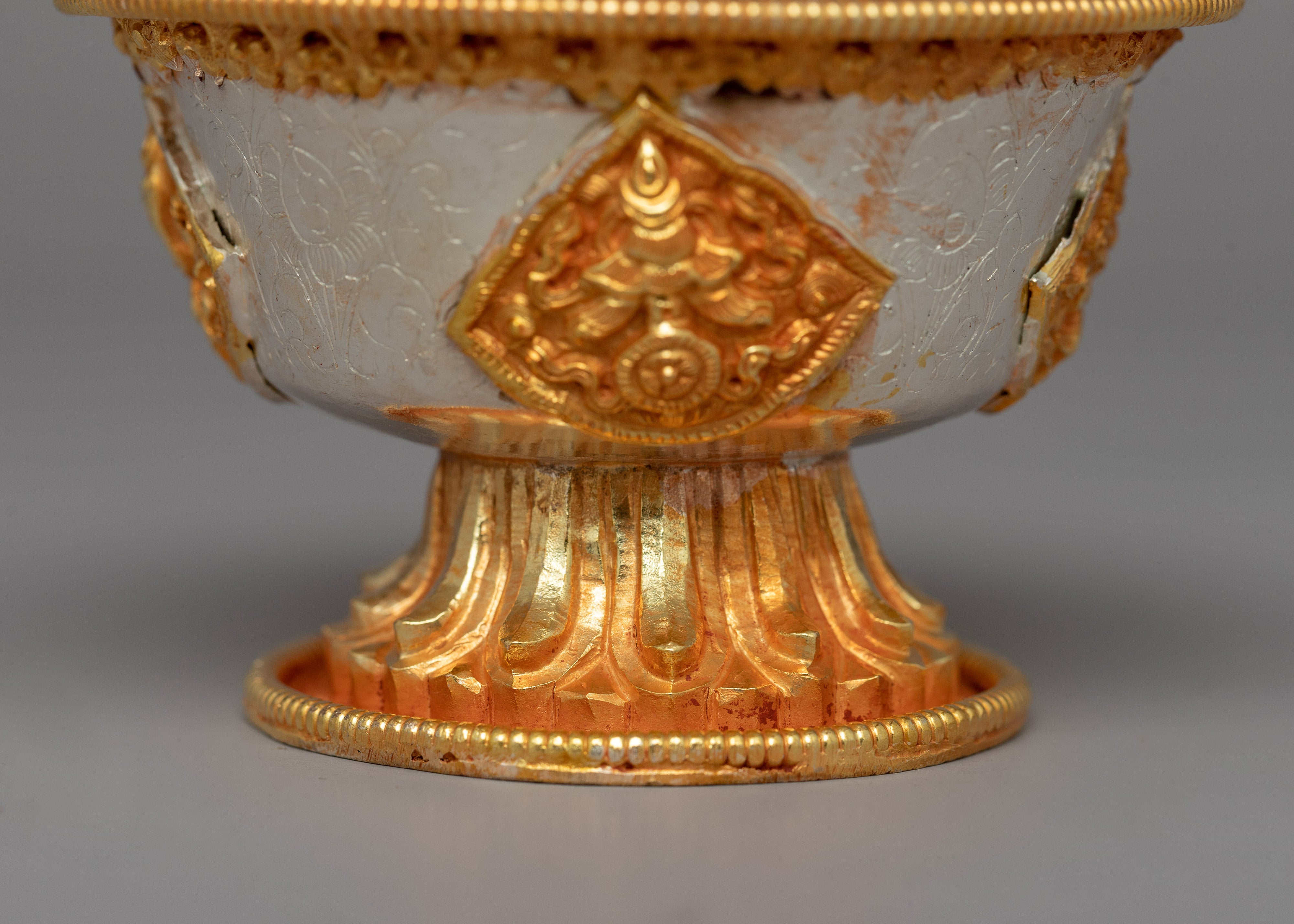 Sacred Tibetan Offering Bowls | Copper Set for Ceremonies