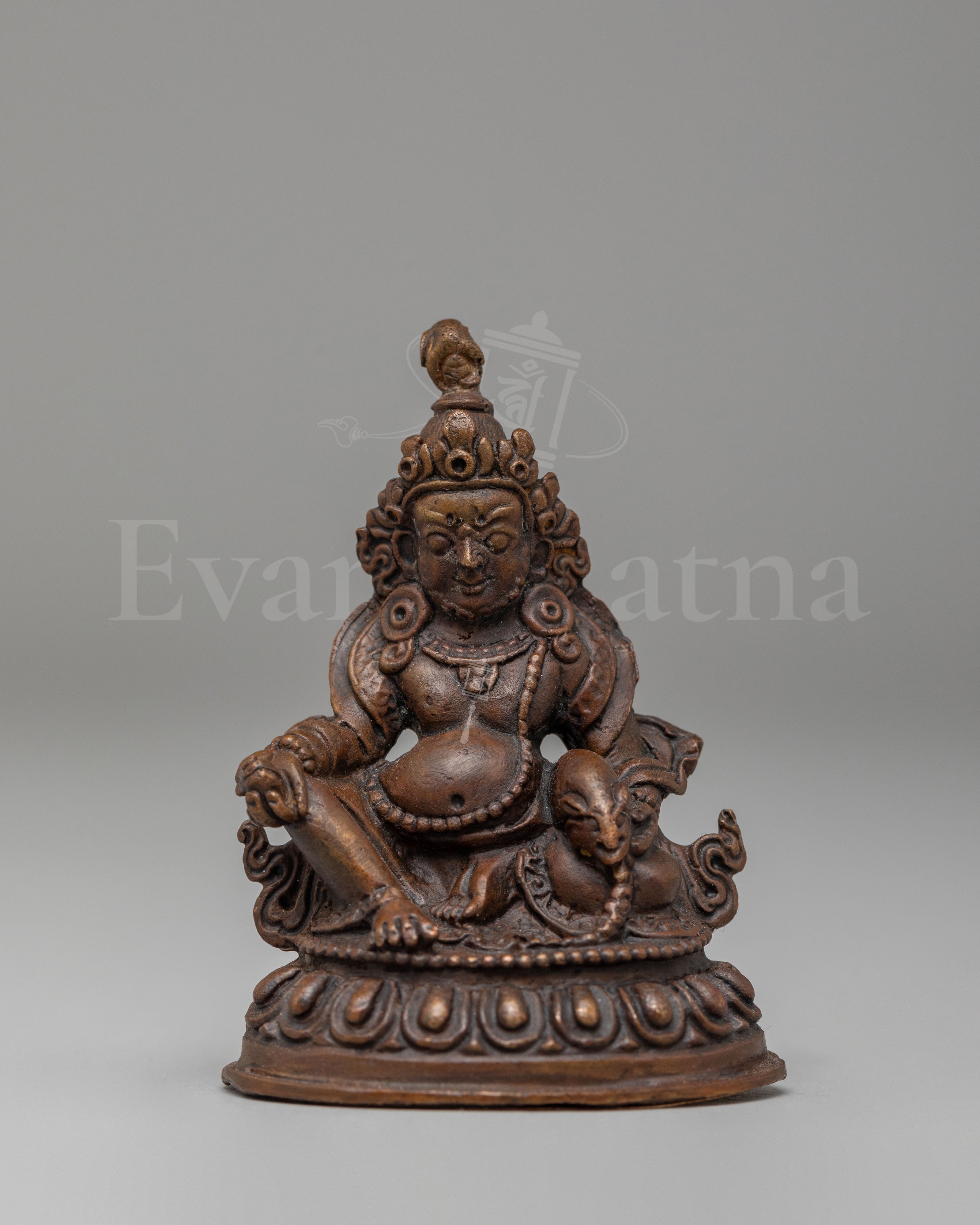 Machine-Made Altar Dzambhala Deity Statue