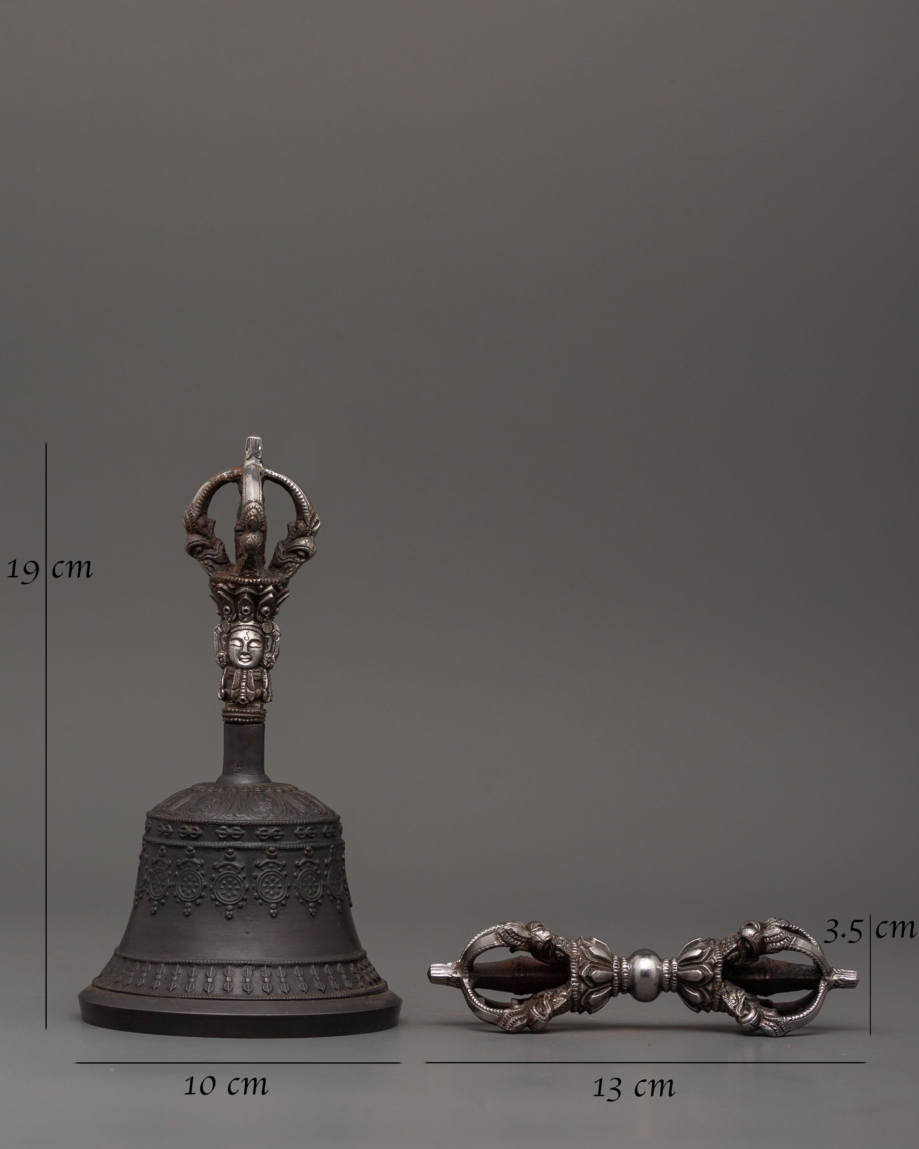 Bell and Vajra For Rituals | Sacred Tibetan Items for Spiritual Practices