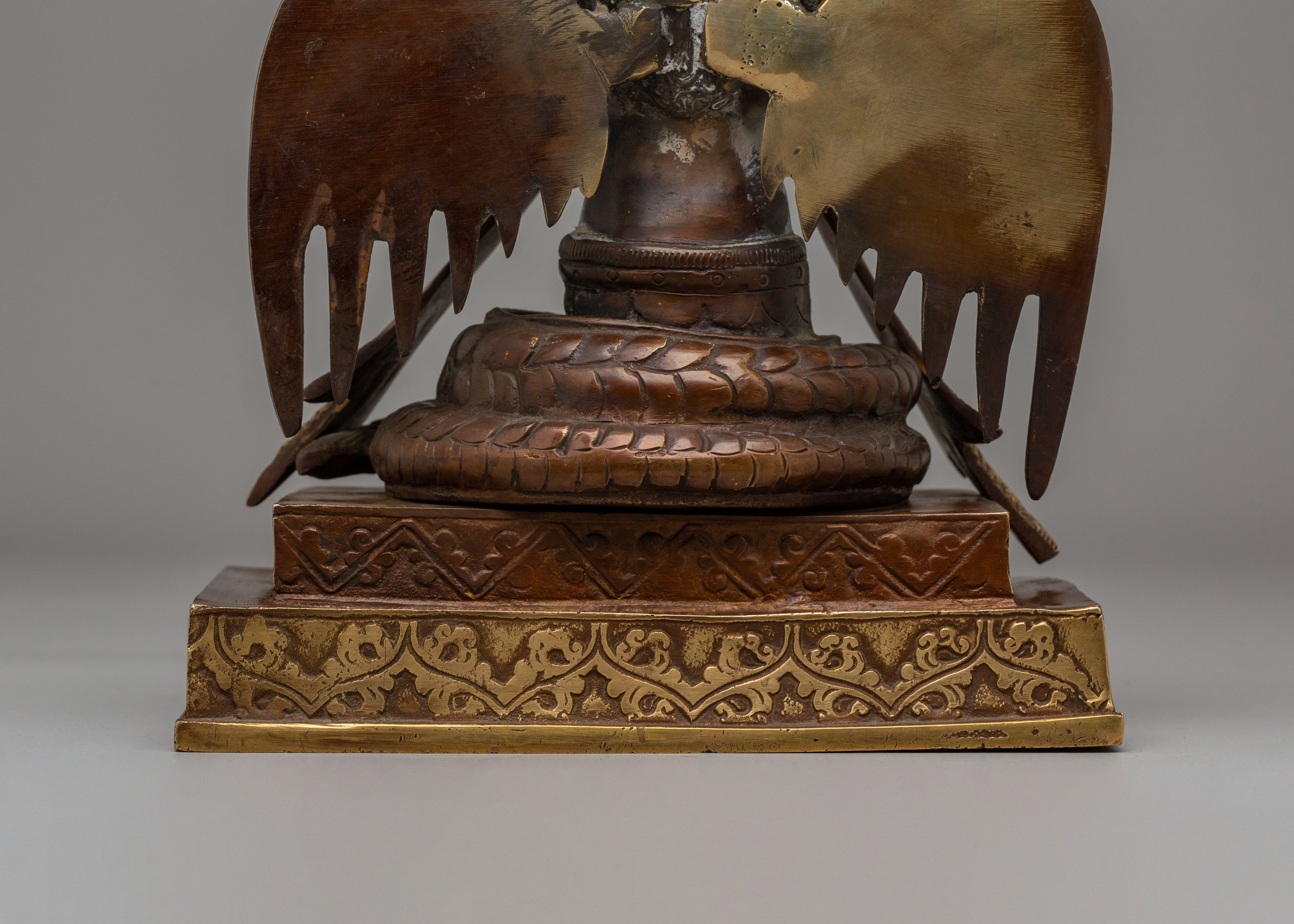 Traditional Nagkanya Statue | Handmade Brass Snake Goddess Figurine