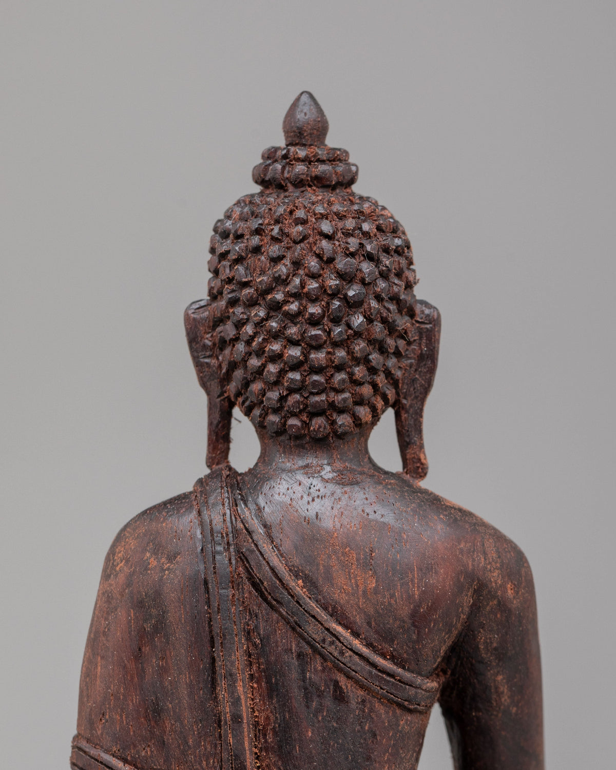 Himalayan Siddhartha Gautama Sculpture | Hand Carved Wooden Shakyamuni Buddha