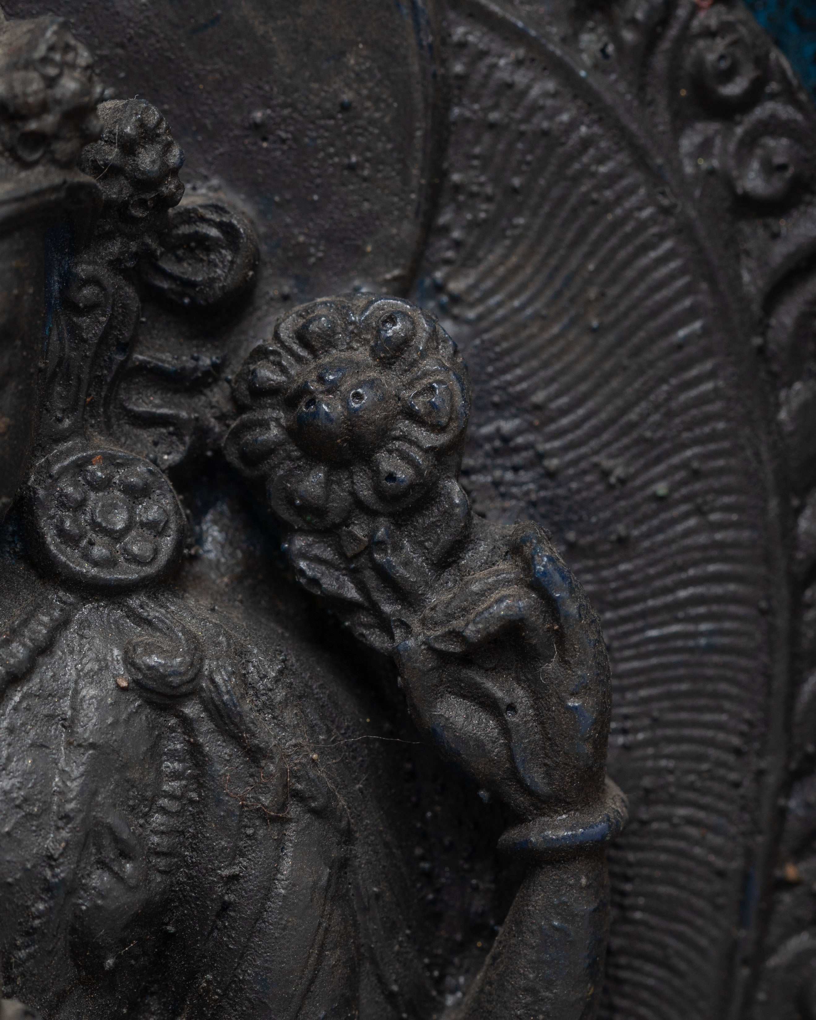 Handmade Chenrezig Bodhisattva Statue for Altar | Tibetan Avalokiteshvara Shrine Art