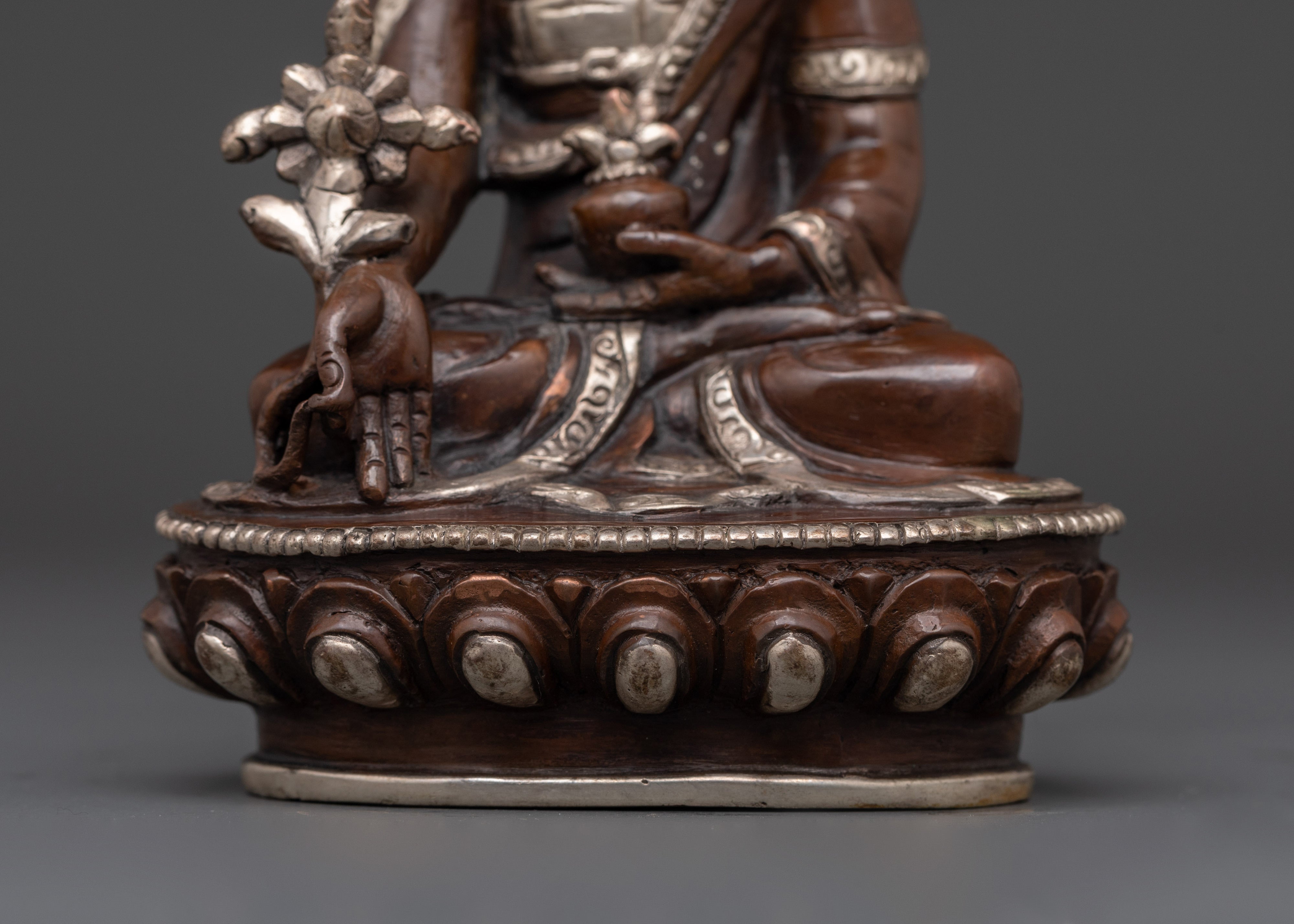 Handcrafted Healing Buddha Sculpture | Tibetan Buddhist Decor