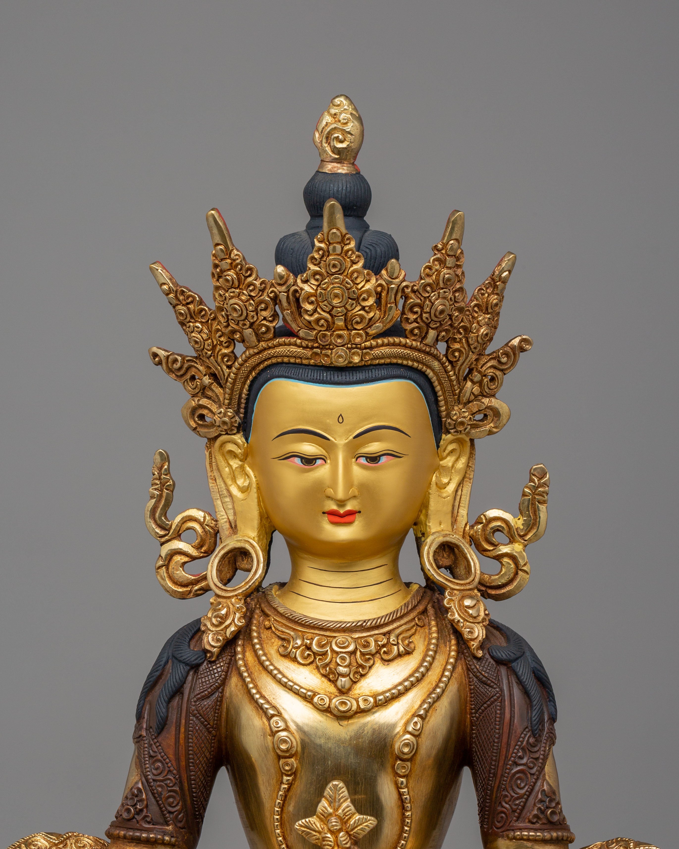 Traditional Amitayus Statue | Handcrafted Artwork