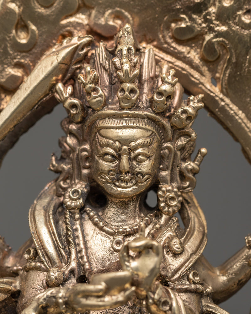 Six-Armed Mahakala Sculpture | The Ultimate Protector in Tibetan Buddhism