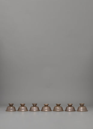 85% Silver Offering Bowls Set | Perfect for Tibetan Buddhist Altars