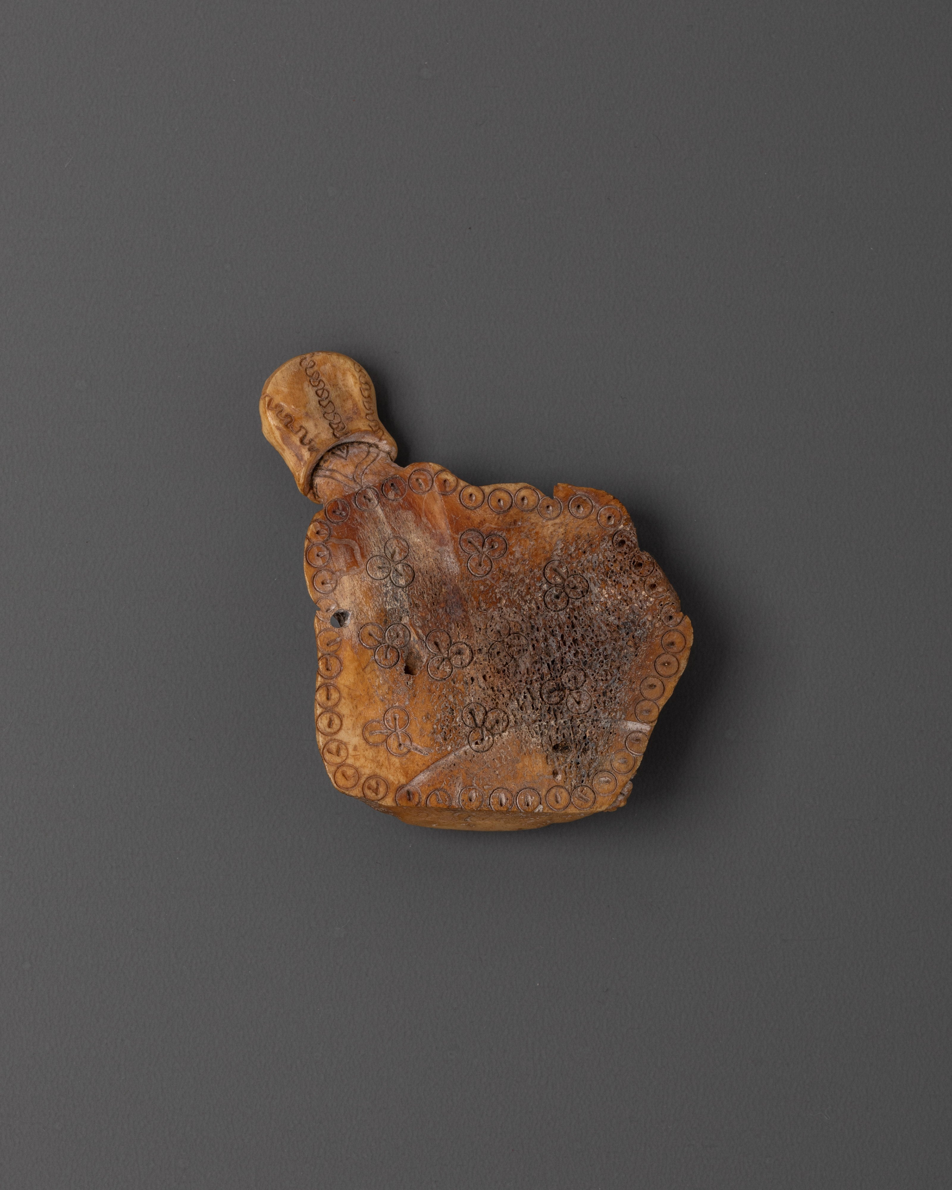 Sacred Mahakala Bone Amulet | Spiritual Power and Protection
