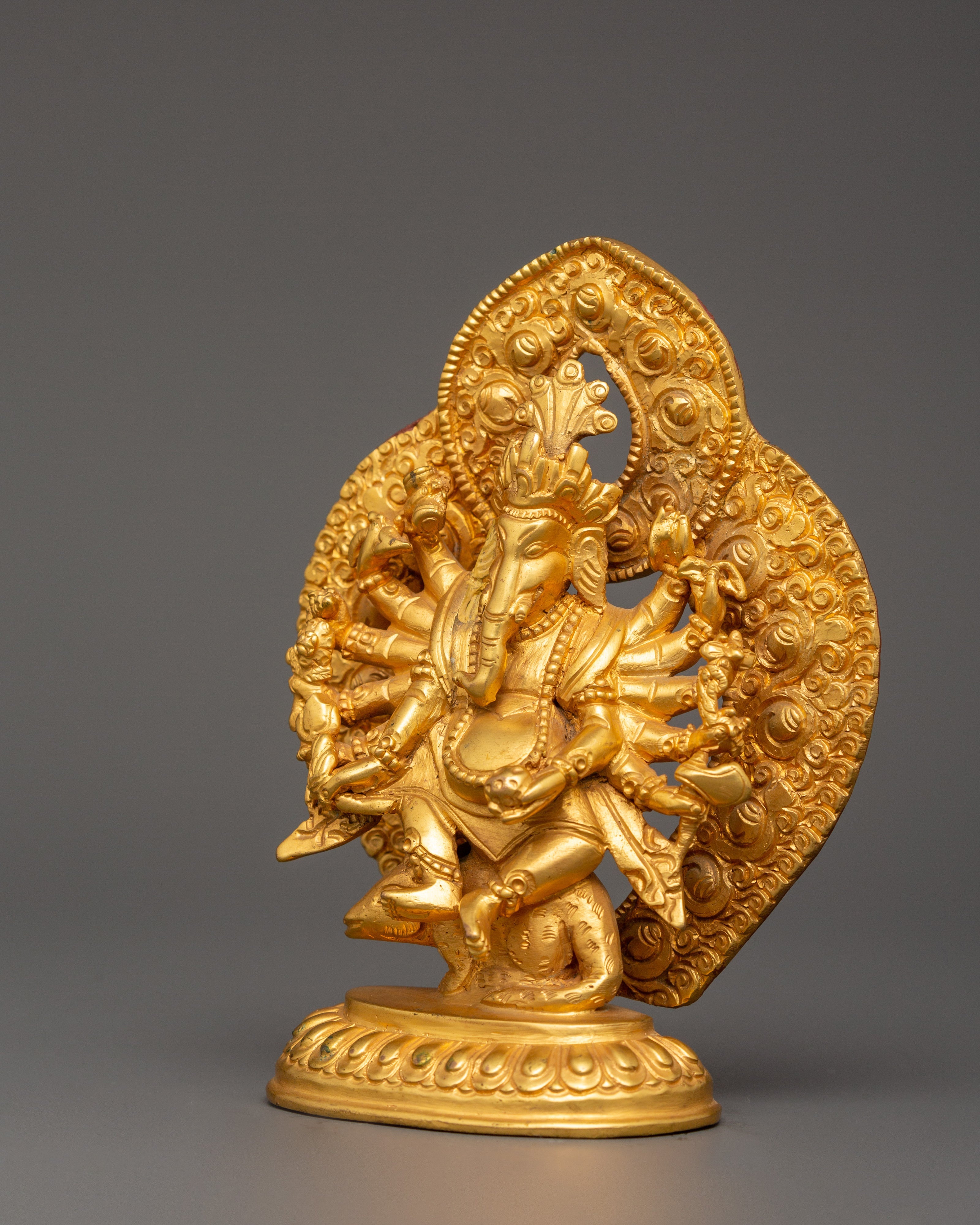 Gold-Plated Ganesh Statue | A Divine Symbol of Prosperity
