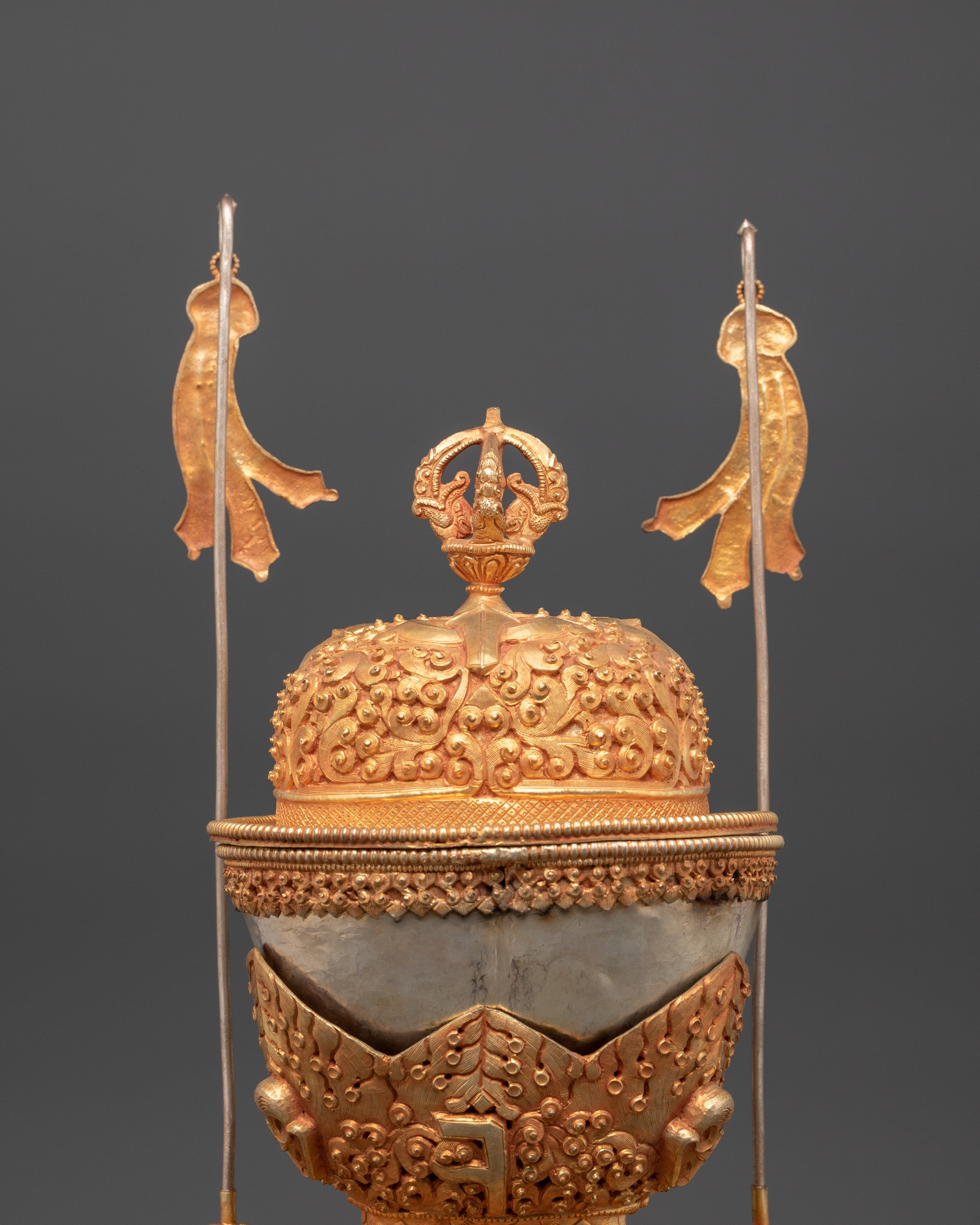 Buddhist Ritual Cup Kapala | Tibetan Rituals, Offerings