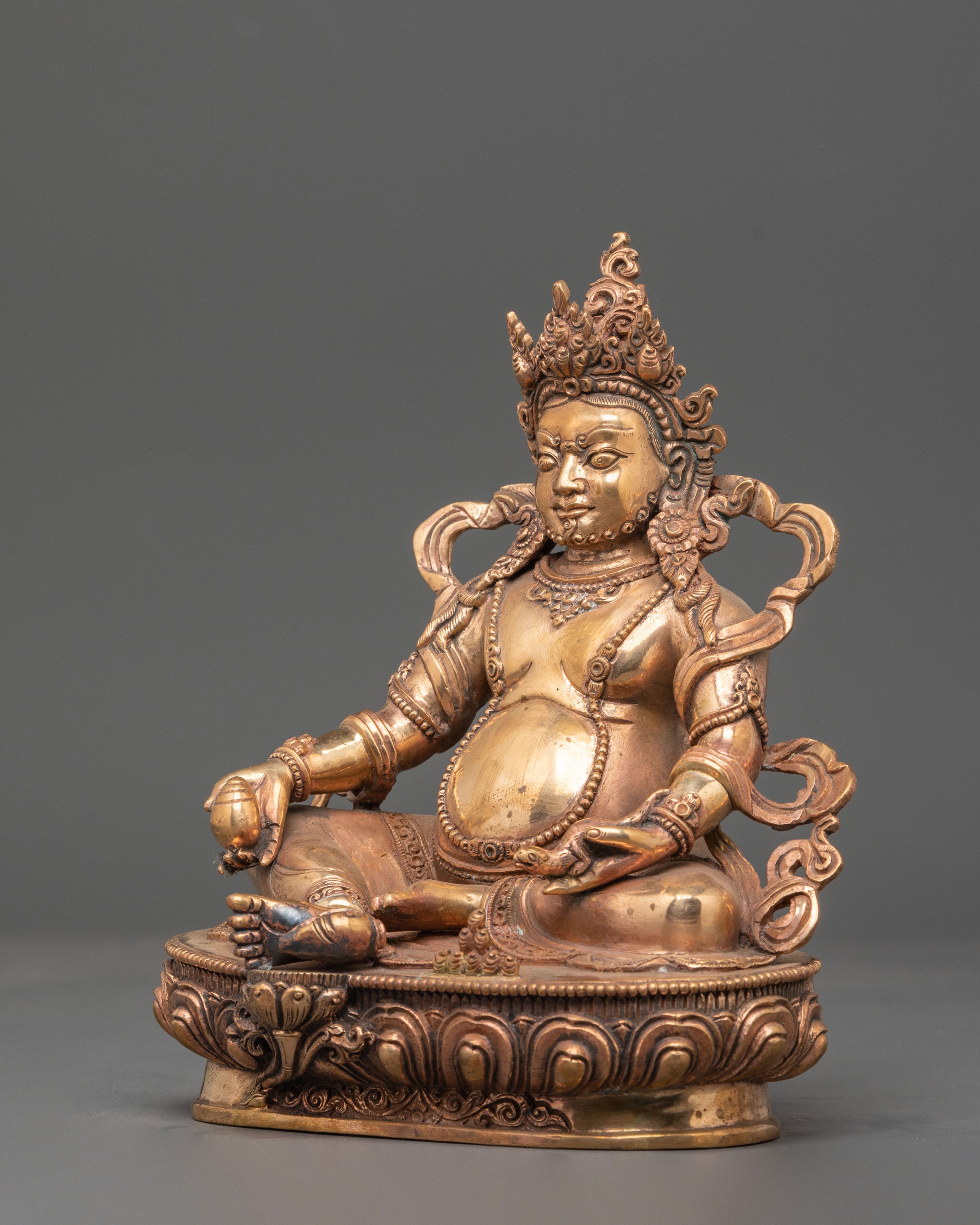 Himalayan Wealth Deity Dzambhala Statue | Symbol of Wealth