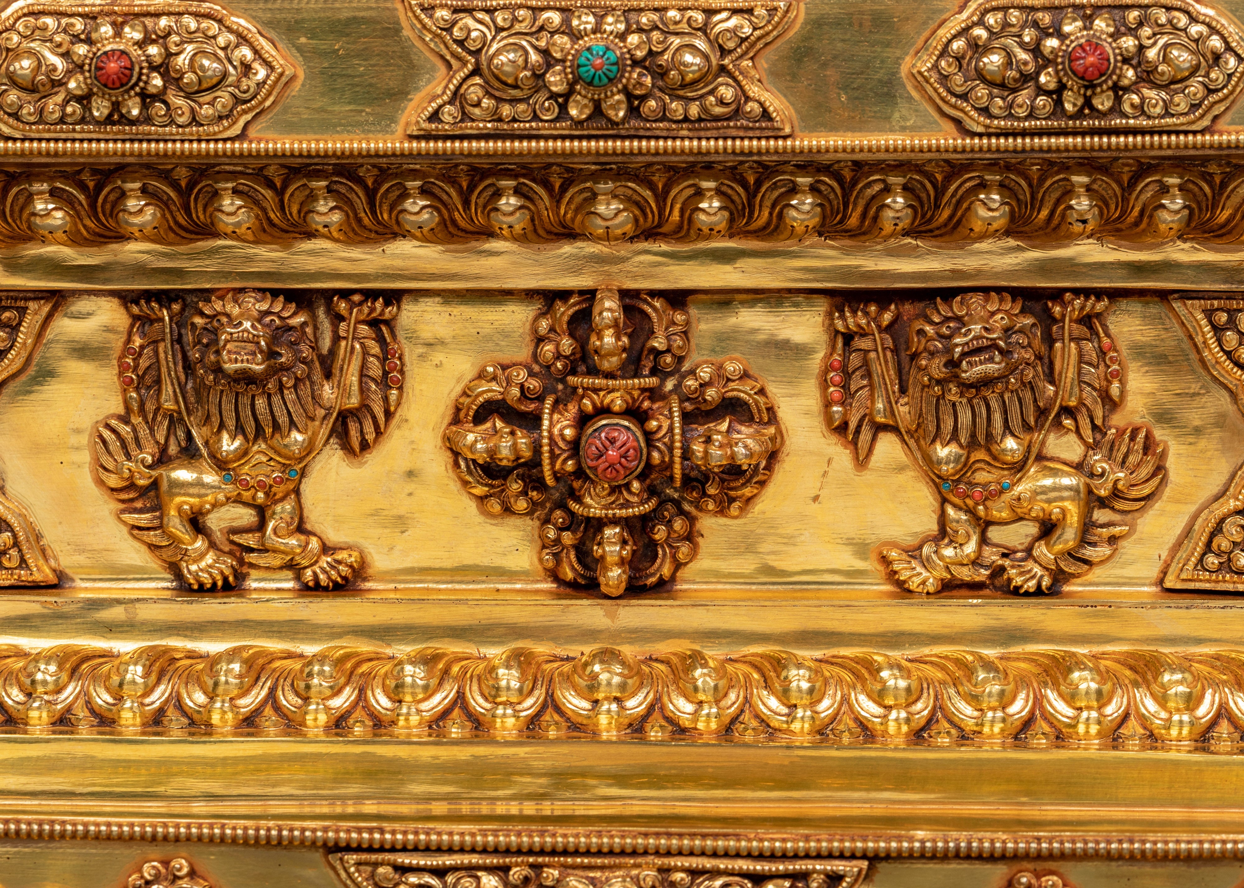 Stupa with Gold Plating | Sacred Meditation Symbol