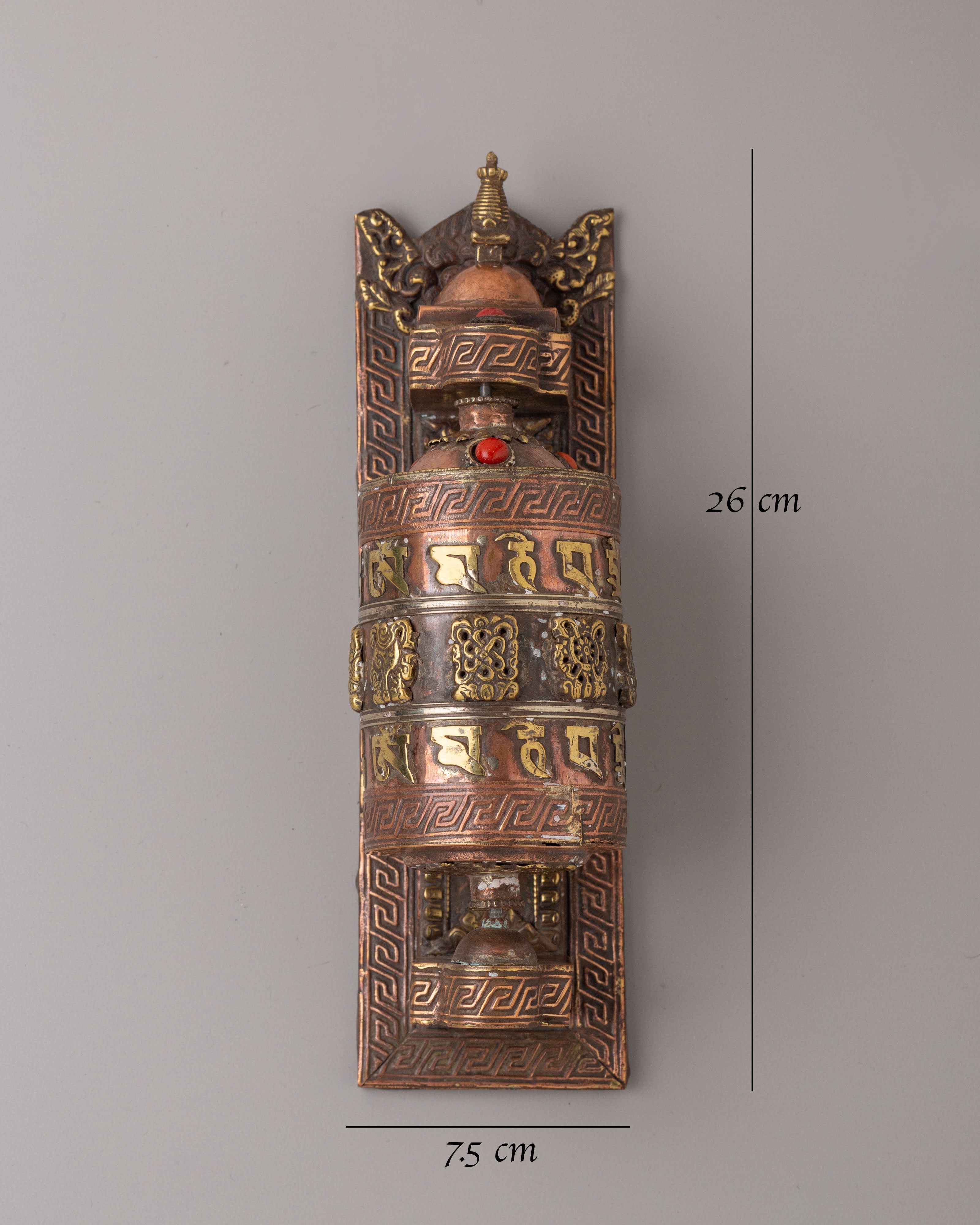 Dharma Mantra Prayer Wheel | A Sacred Tool for Spiritual Practice