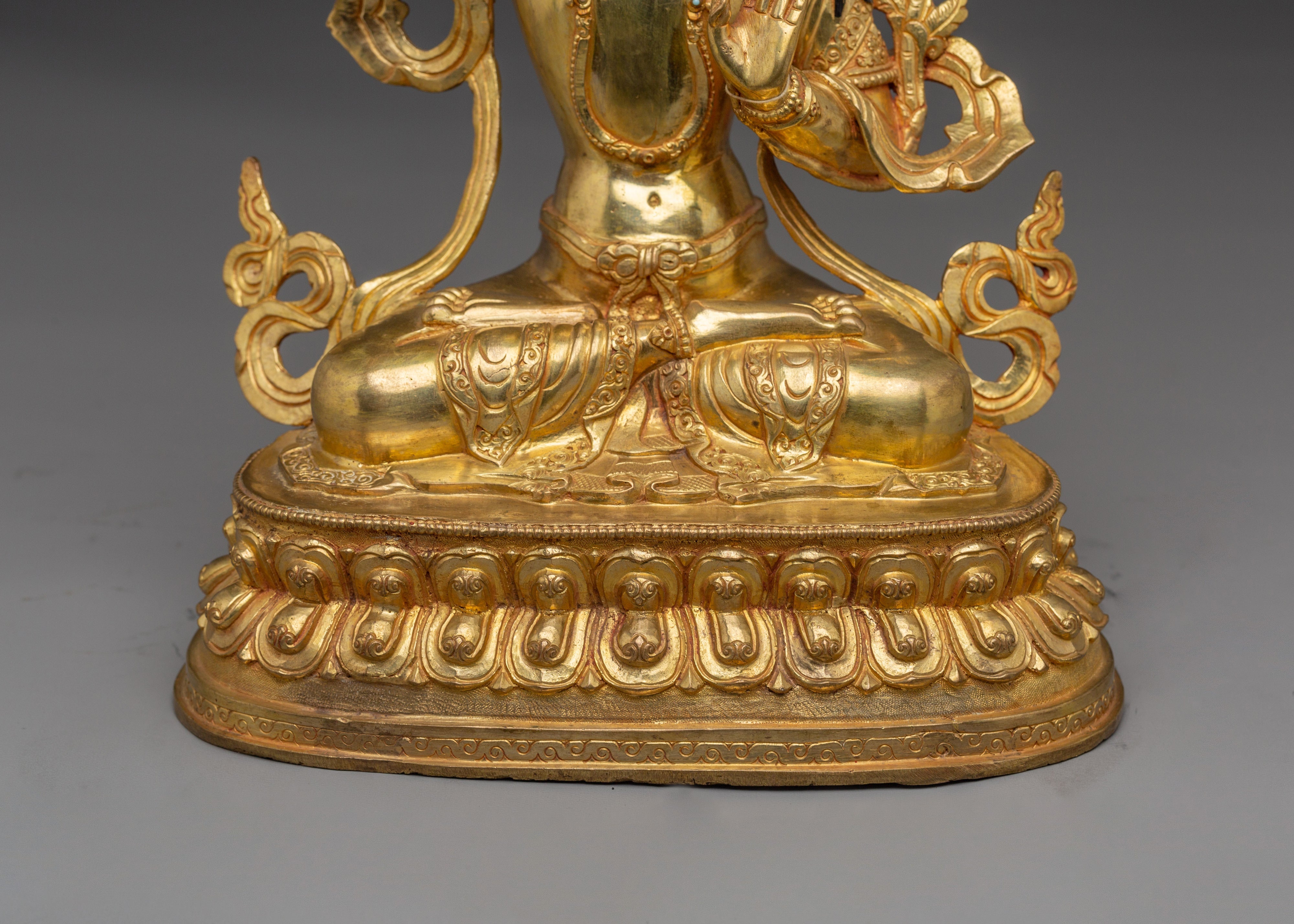 Meditation Deity Manjushri Statue | Symbol of Knowledge and Clarity