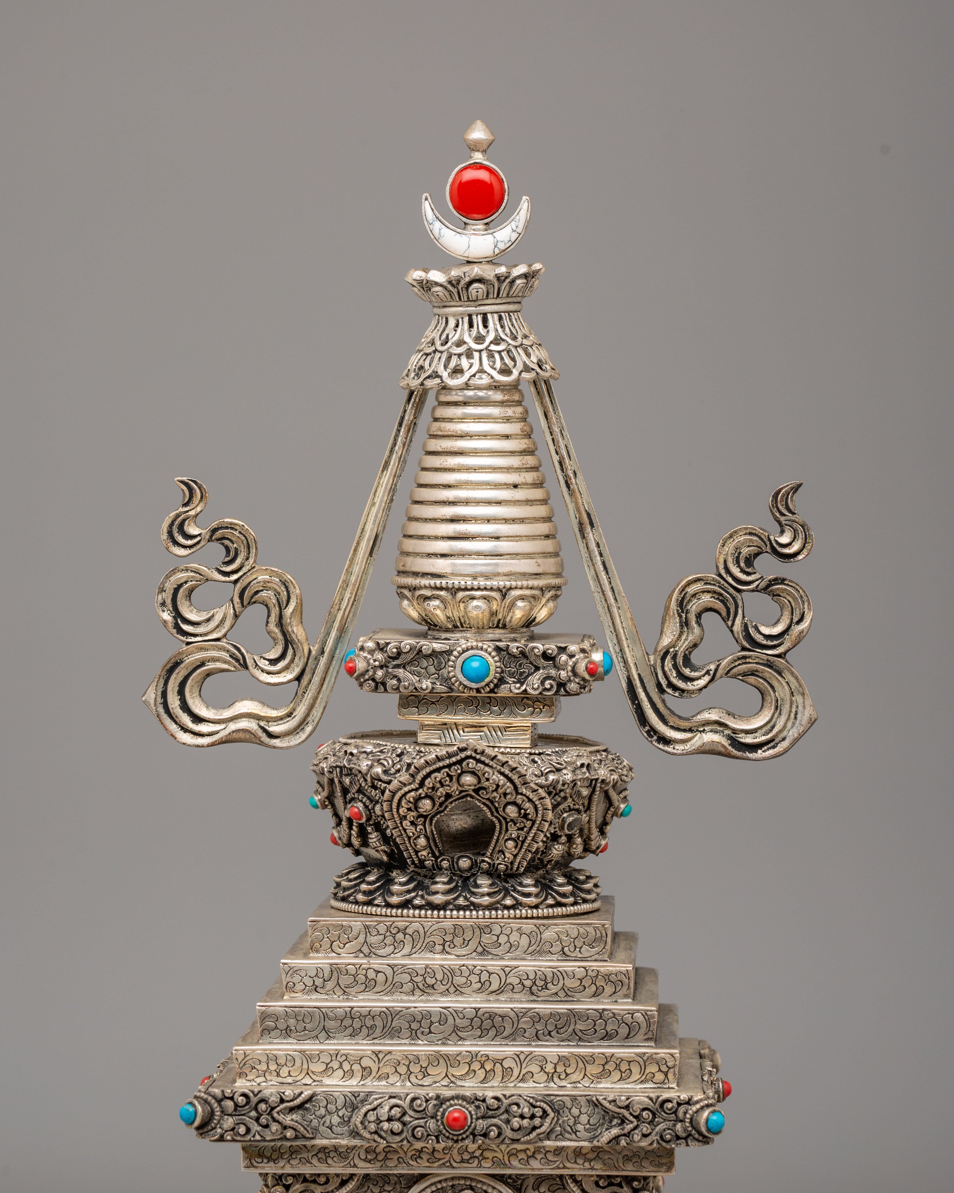 Sacred Buddhist Jangchub Stupa | Gemstone Buddhist Shrine
