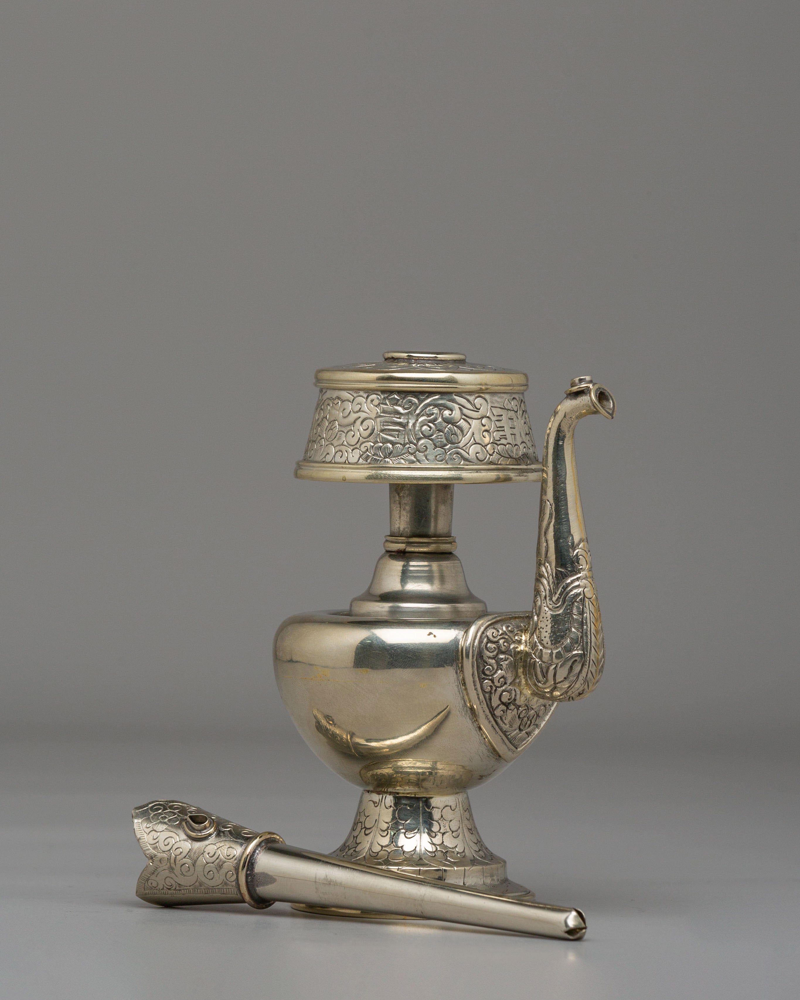 Himalayan Ceremonial Bhumba | Sacred Offering Vessel
