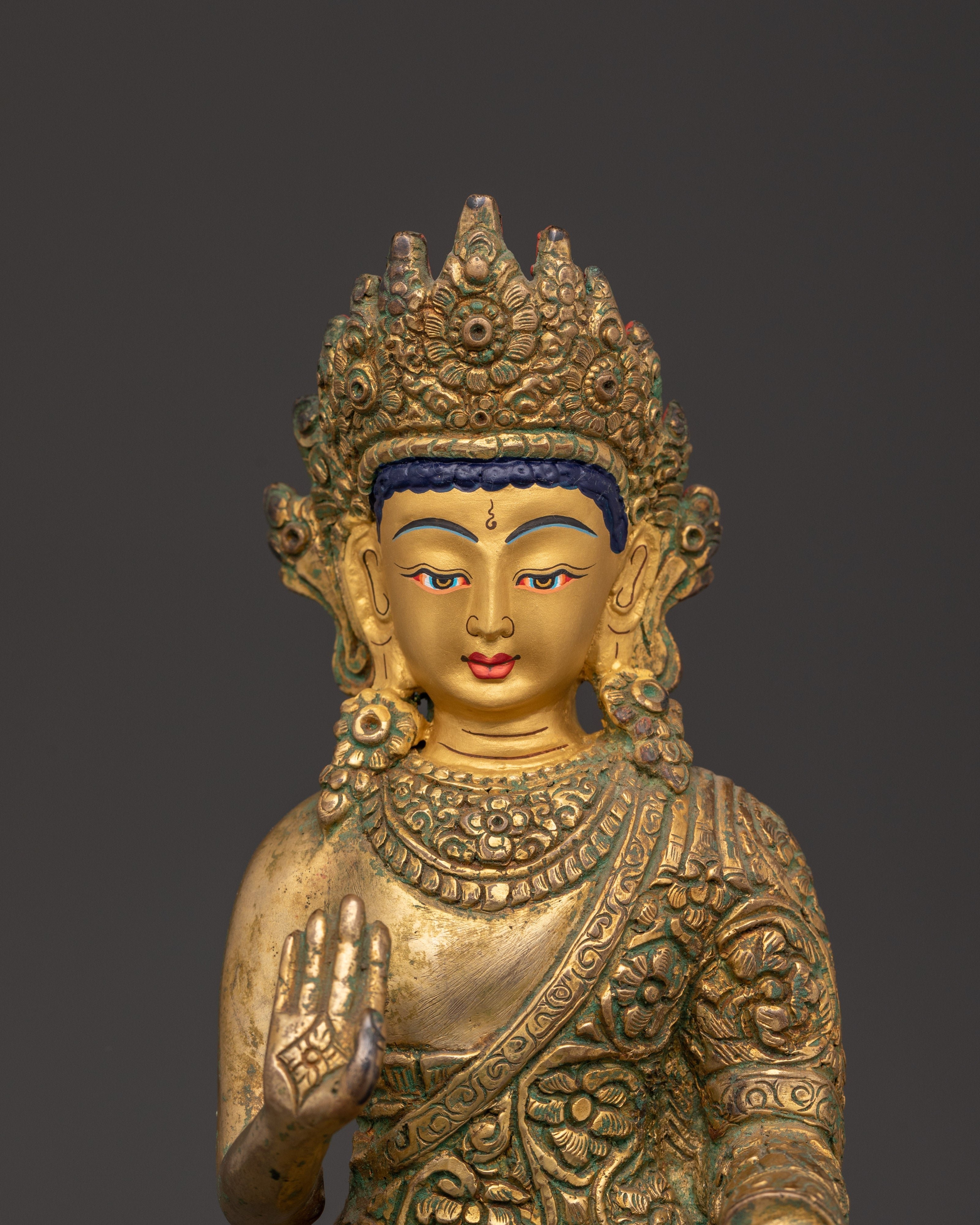 Handcrafted Dipankara Buddha Statue | For Meditation Spaces & Spiritual Interiors